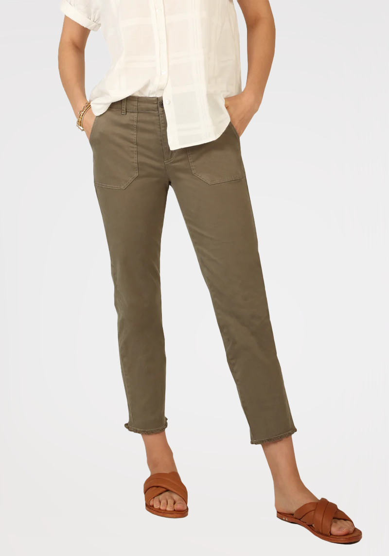 Cotton-Twill Peyton Pant