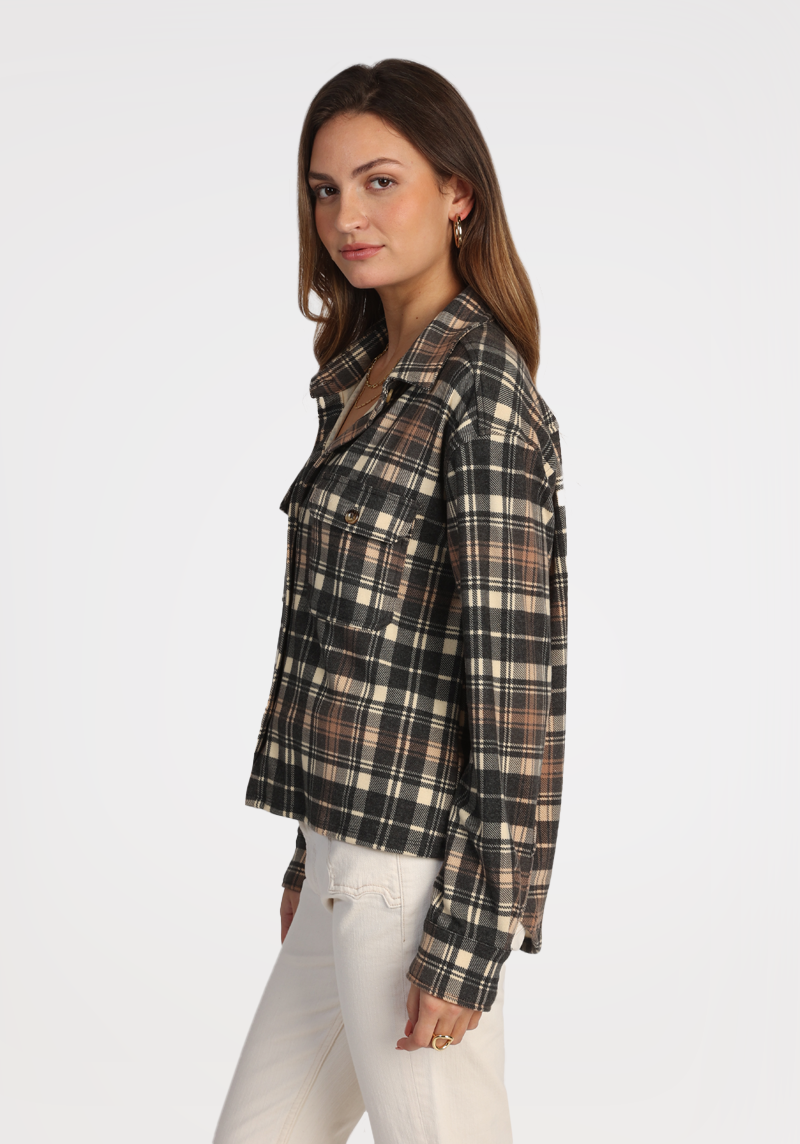 Crop Shirt Jacket
