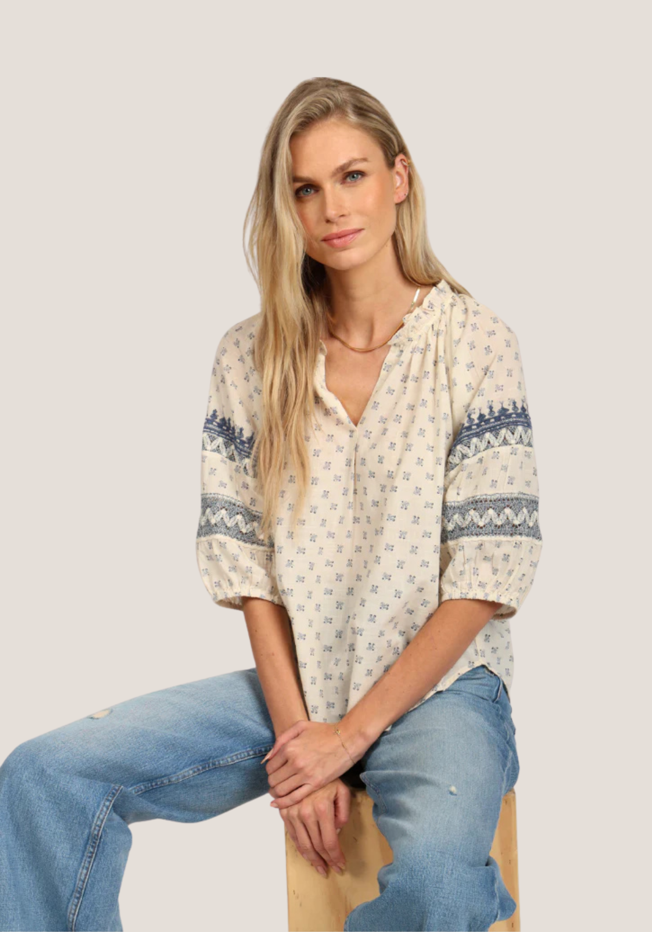 Beau Print Jolie Top