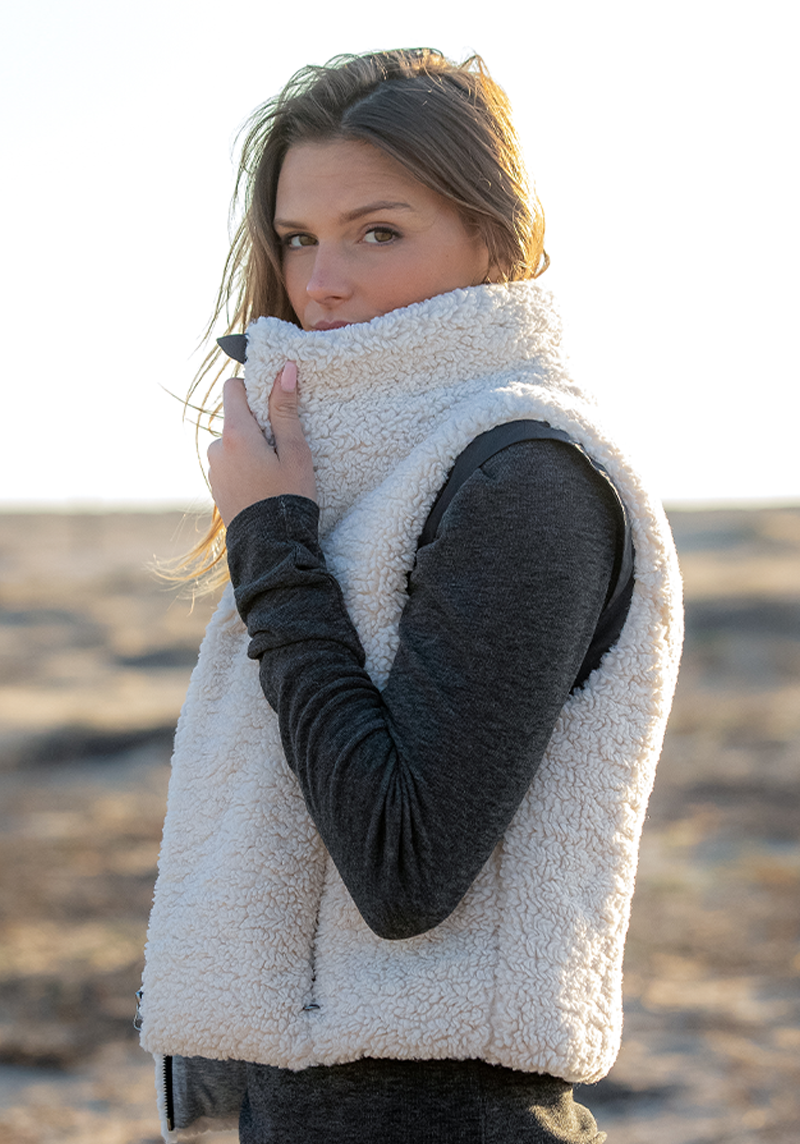 Modern Cody vest w/ Heather Knit Lining