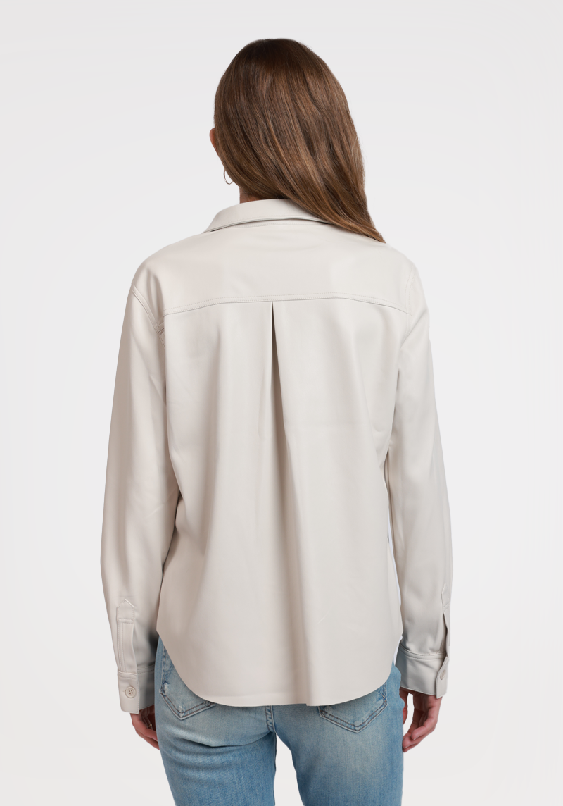 Vegan Leather Shirt