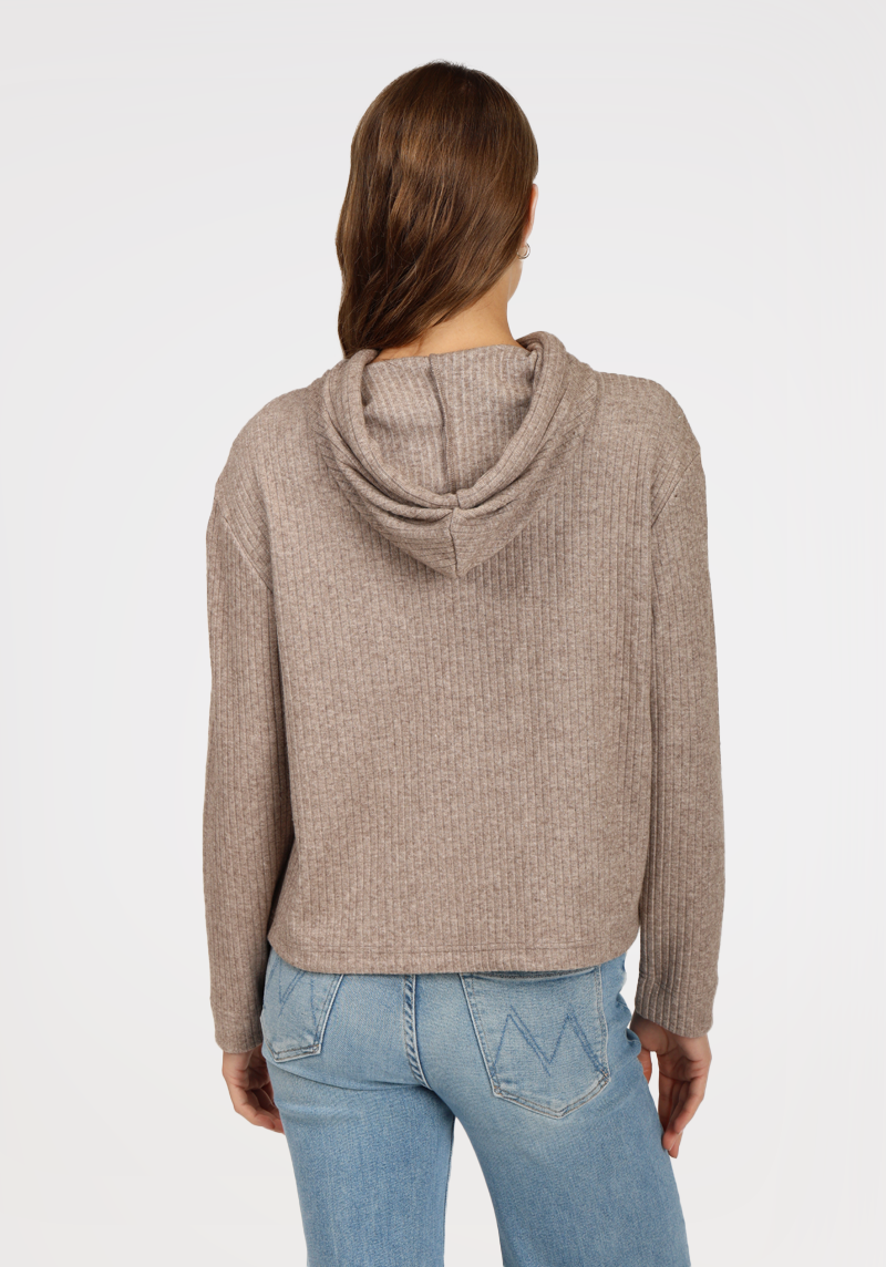 Brushed Rib Hoodie