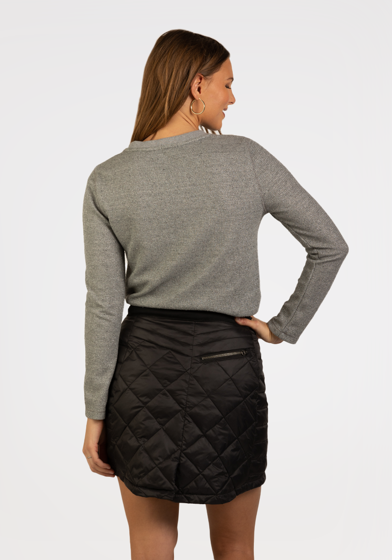 Short Quilted Skirt