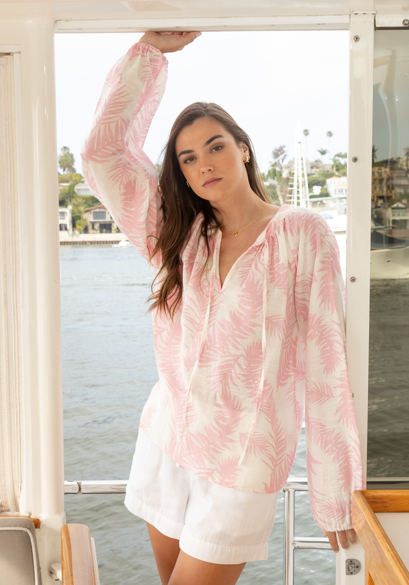 Palm Poet Blouse