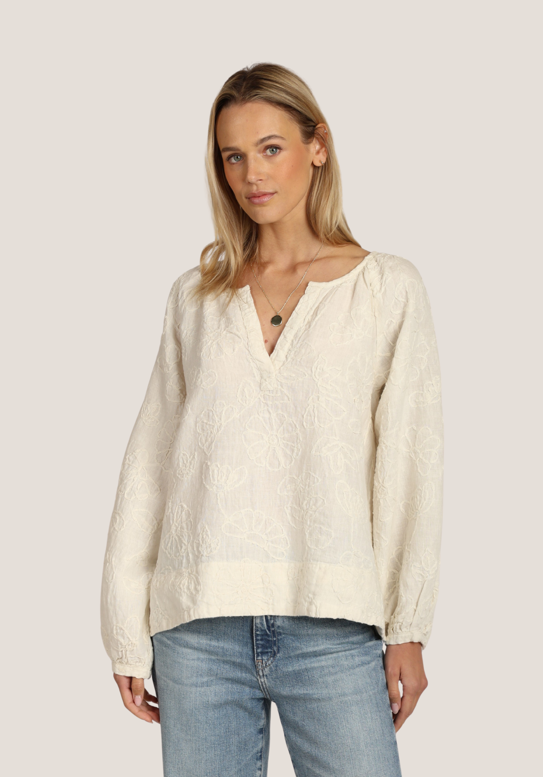 Adelie Embroidered Blouse