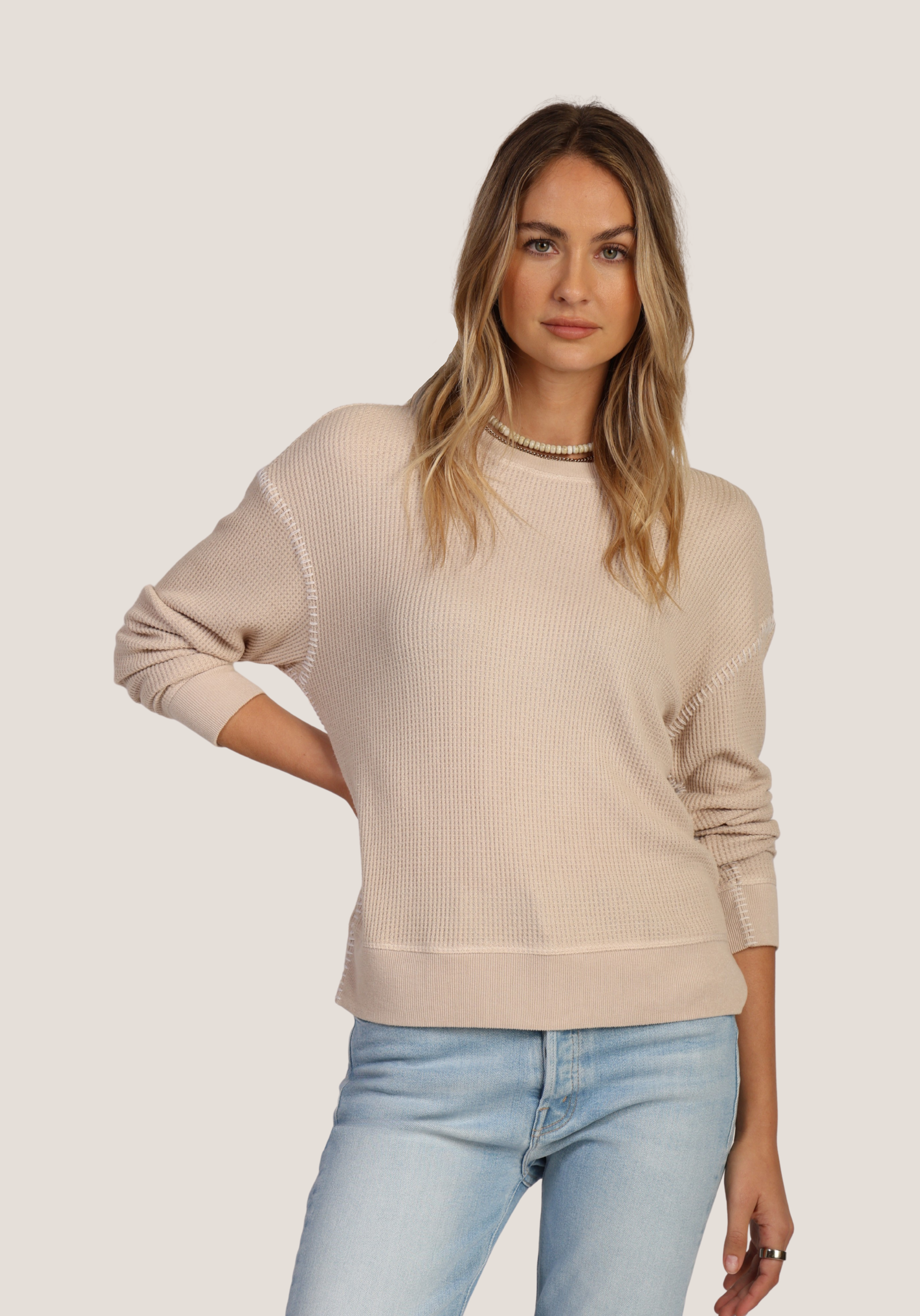 Blanket Stitch Sweatshirt