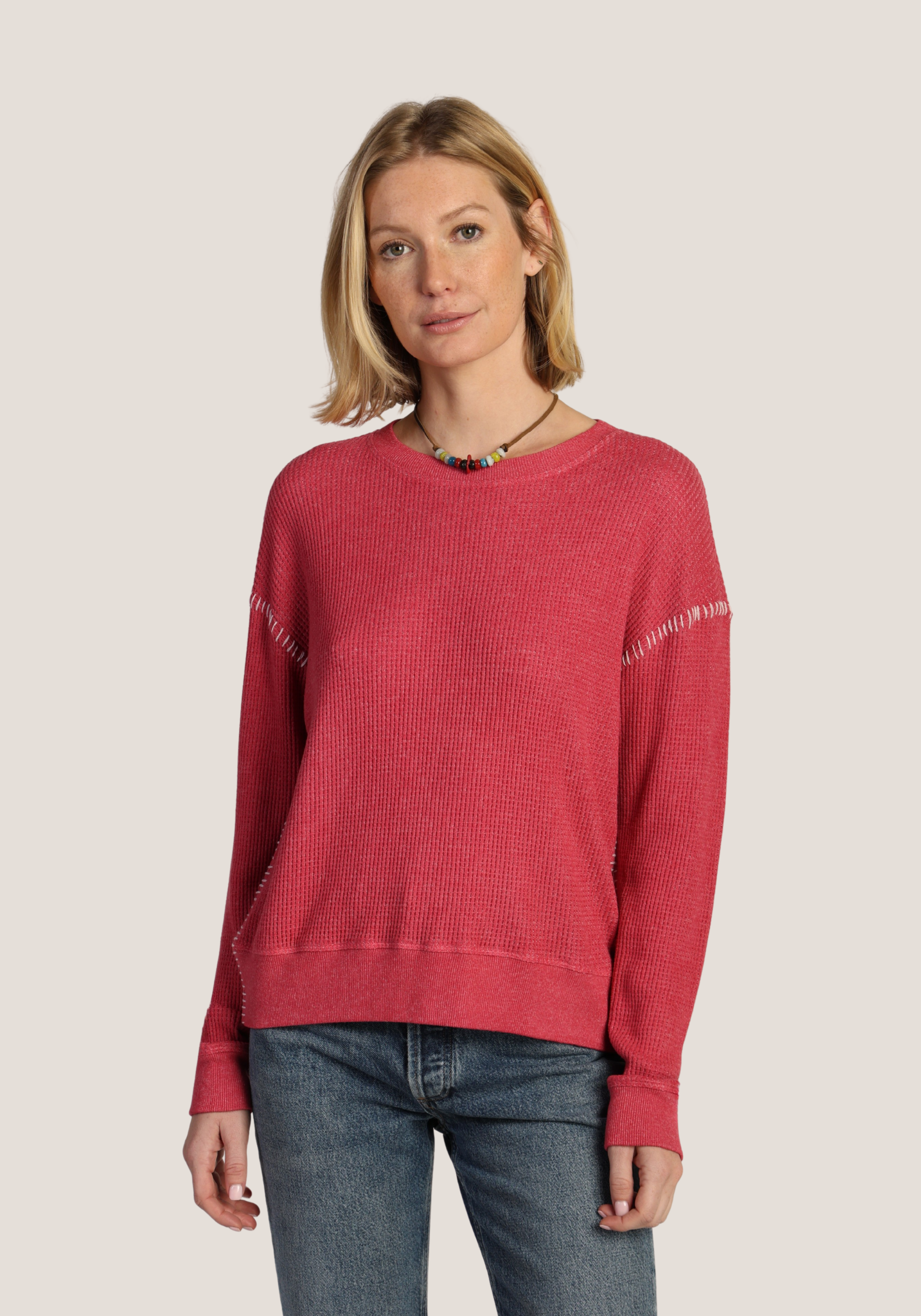 Blanket Stitch Sweatshirt