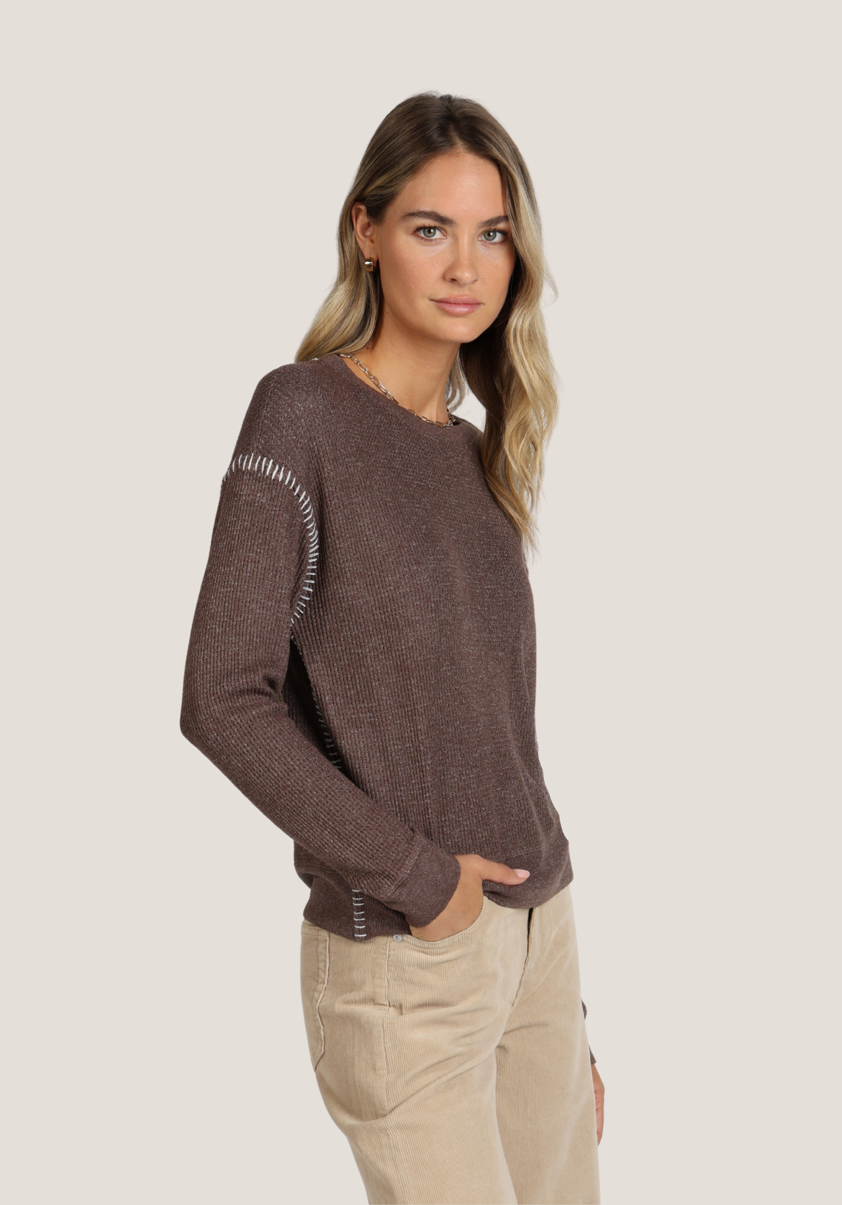 Blanket Stitch Sweatshirt