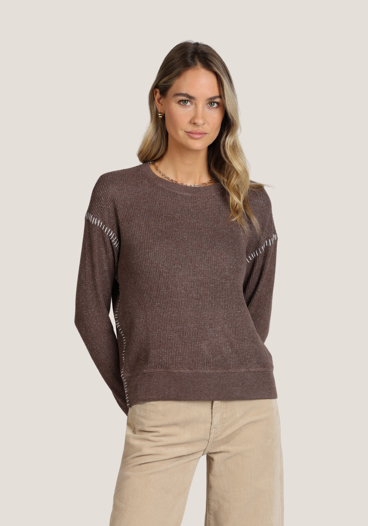 Blanket Stitch Sweatshirt