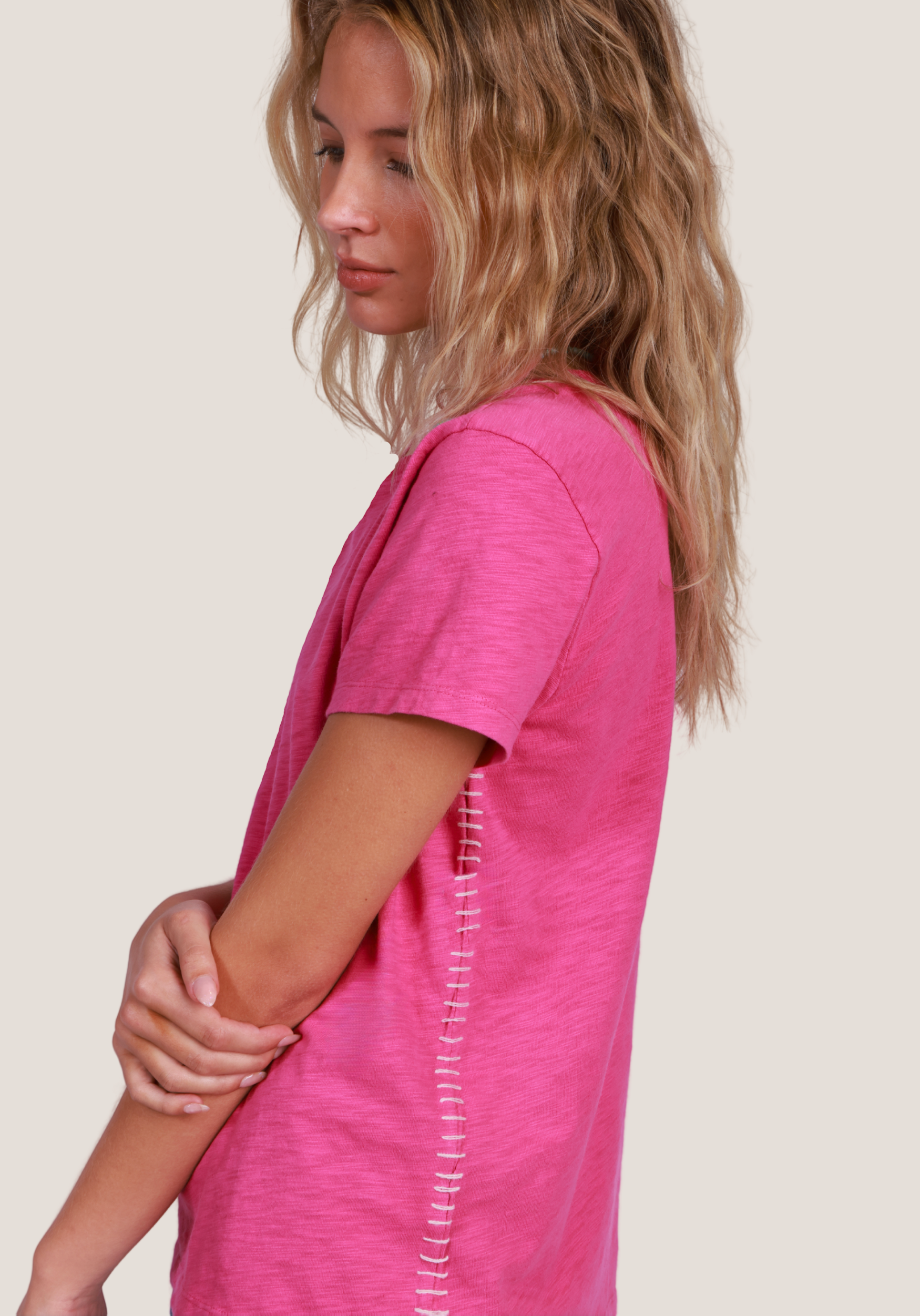 Crew w/ contrast stitch