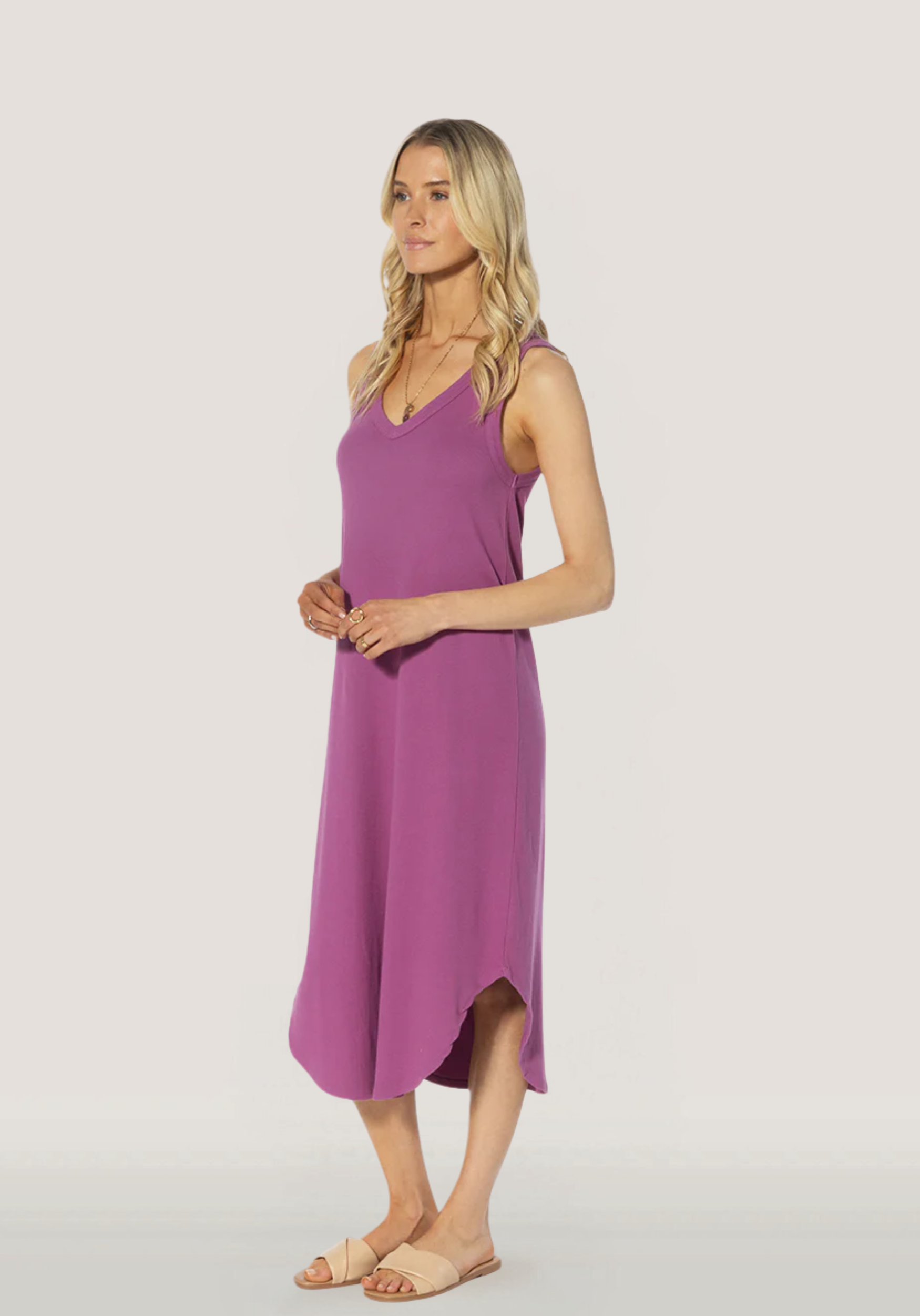 Deep V-Dress