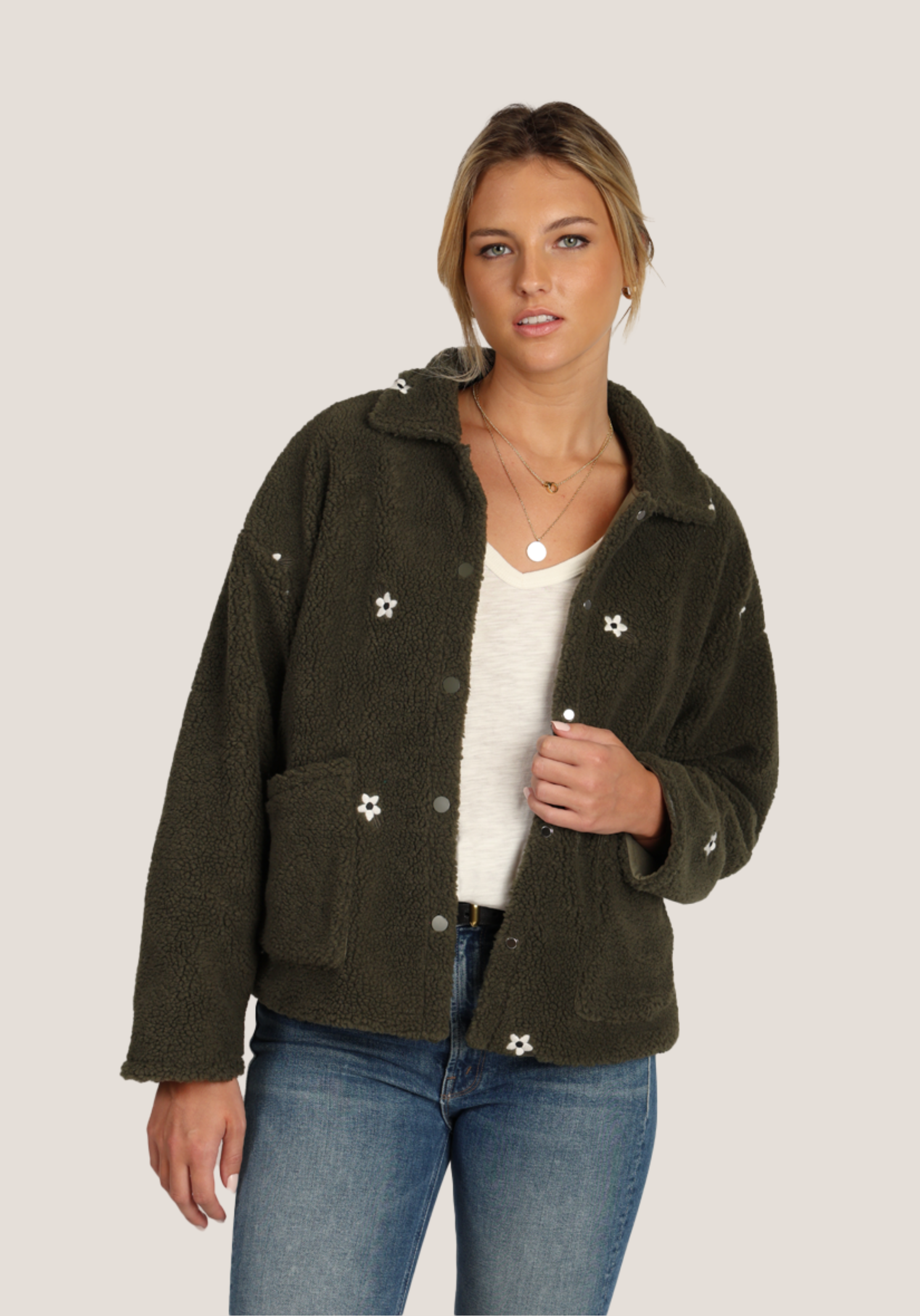 Embroidered Claire Jacket