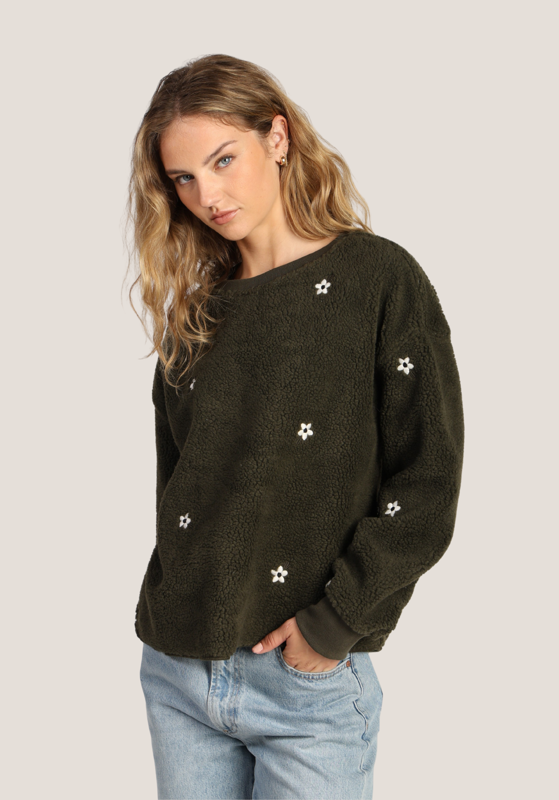 Embroidered Crew
