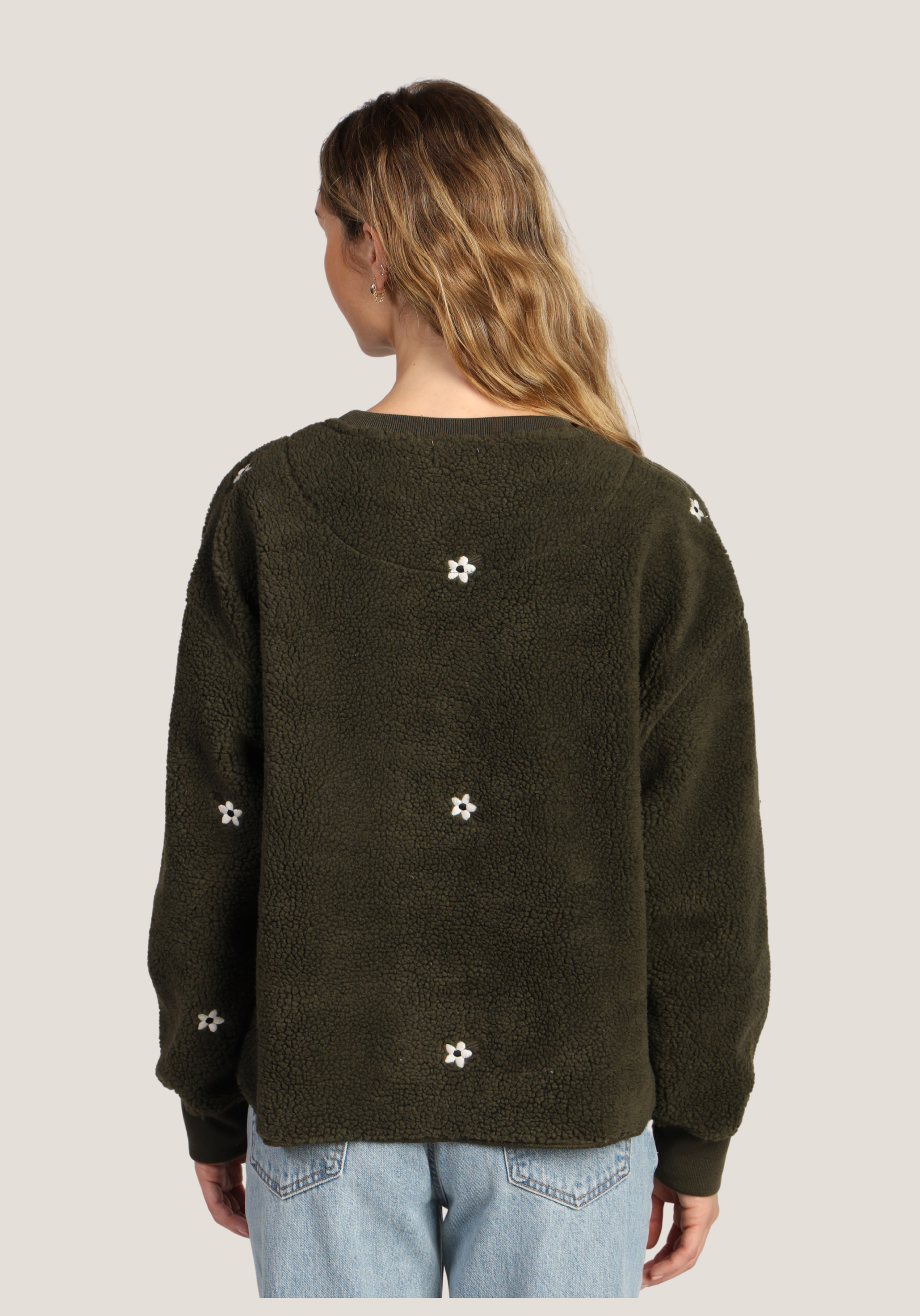 Embroidered Crew