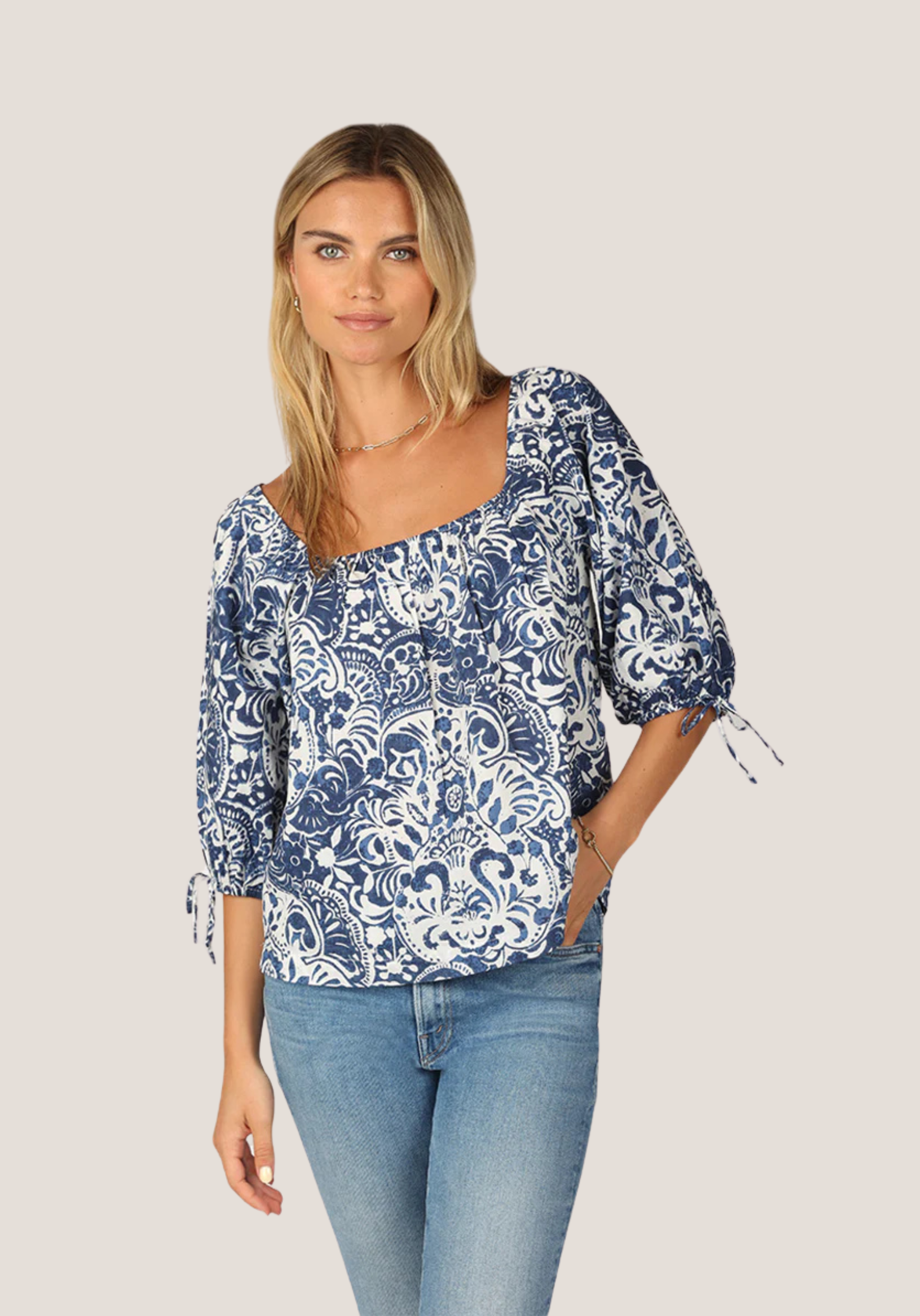 Emma Puff Sleeve Blouse