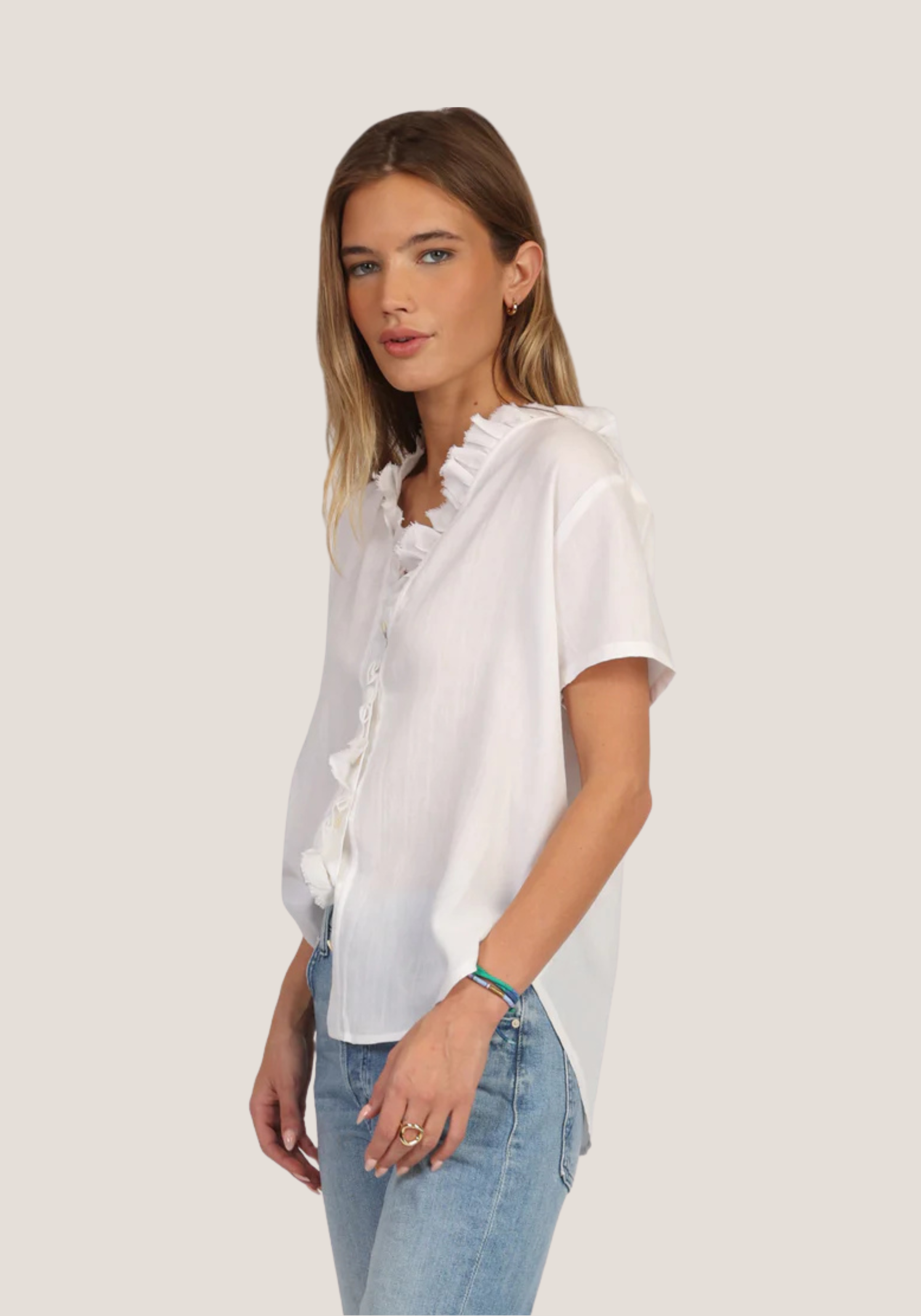 Everly Ruffle Blouse