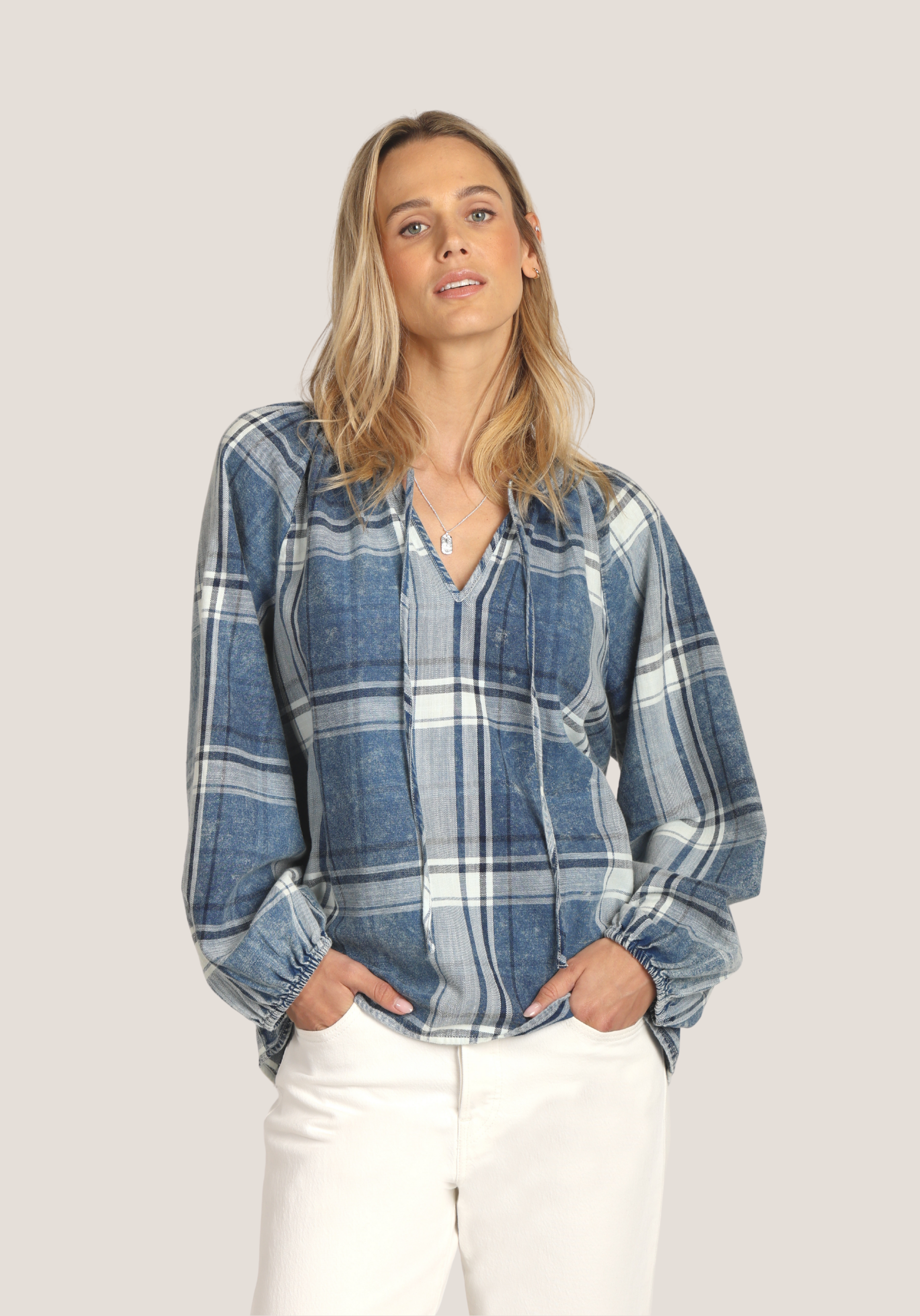 Miller Denim Plaid