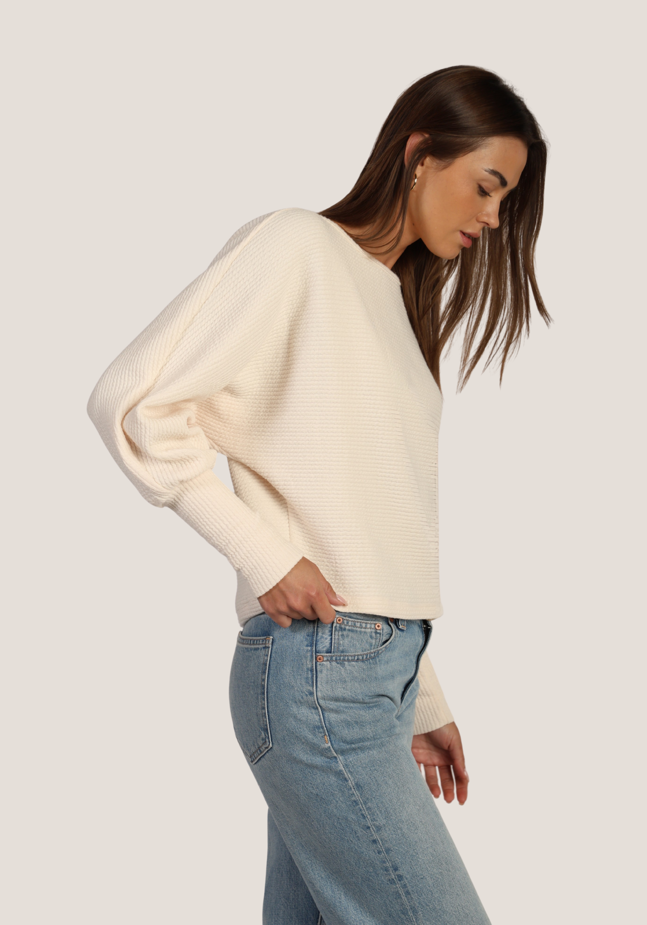 Andie Dolman Sleeve Knit