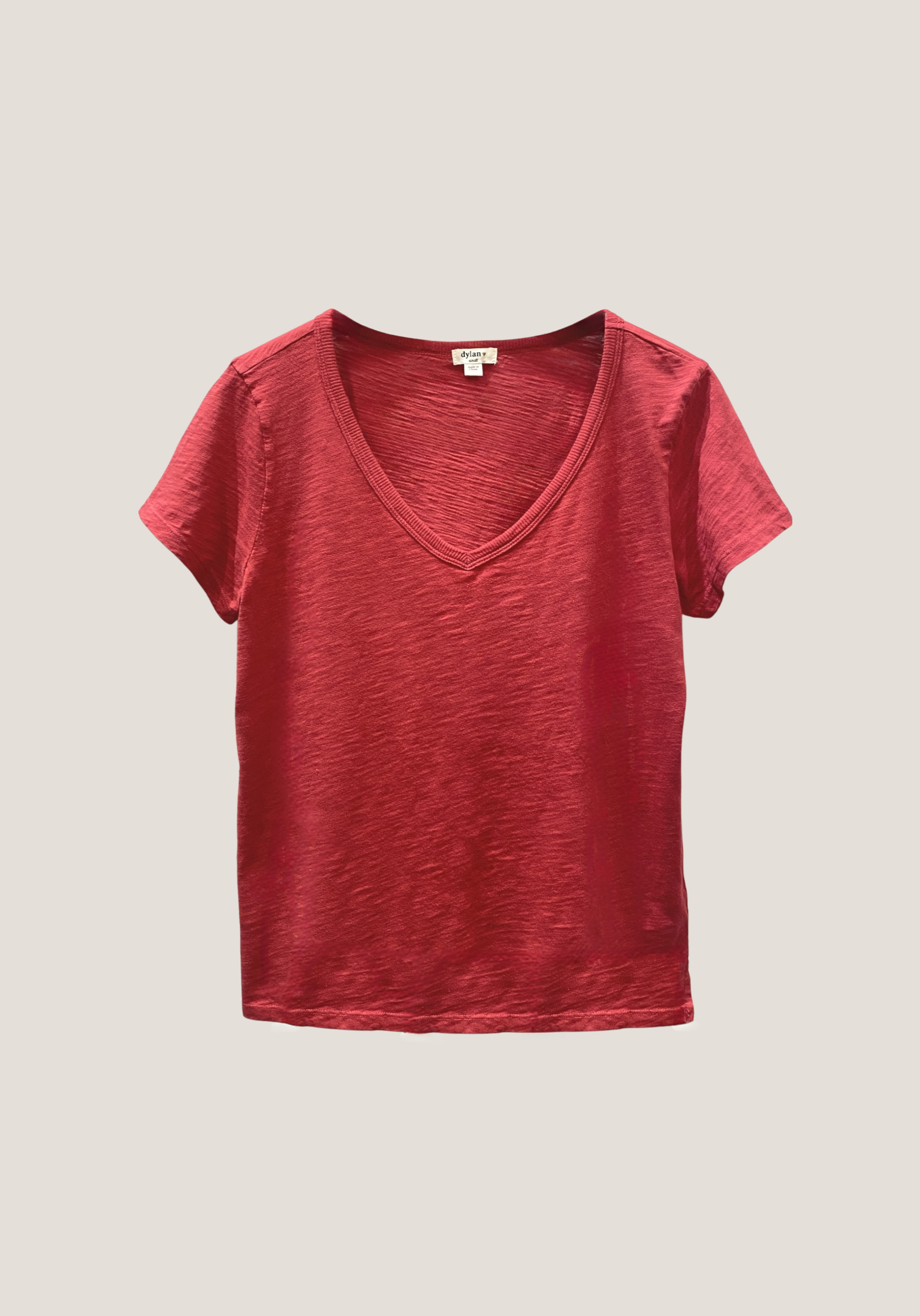 S/S Modern Deep V-Tee