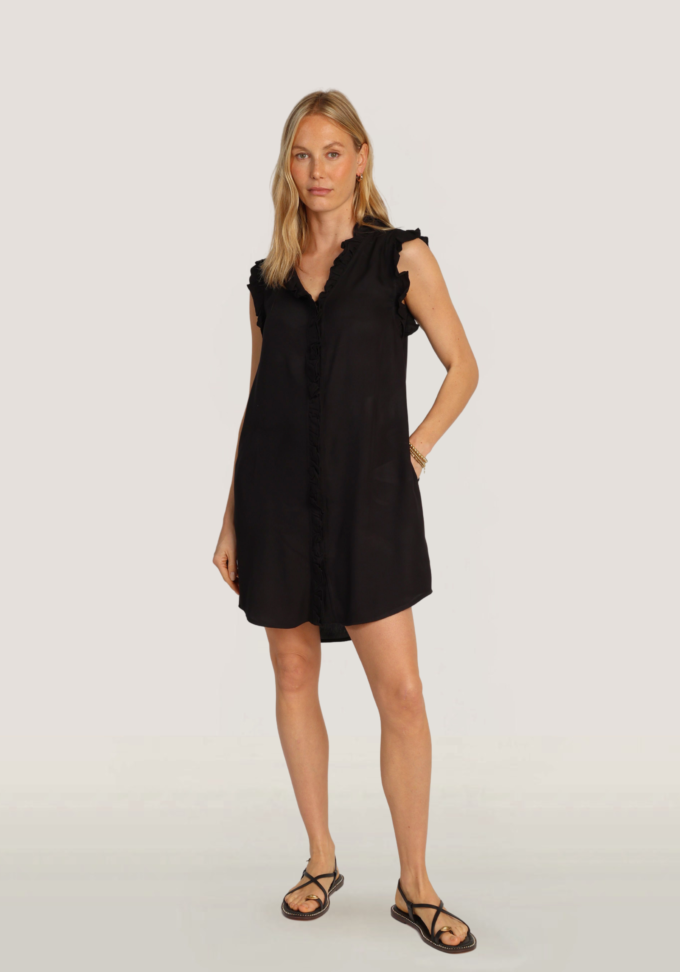 Lilly Ruffle Dress w/ pockets