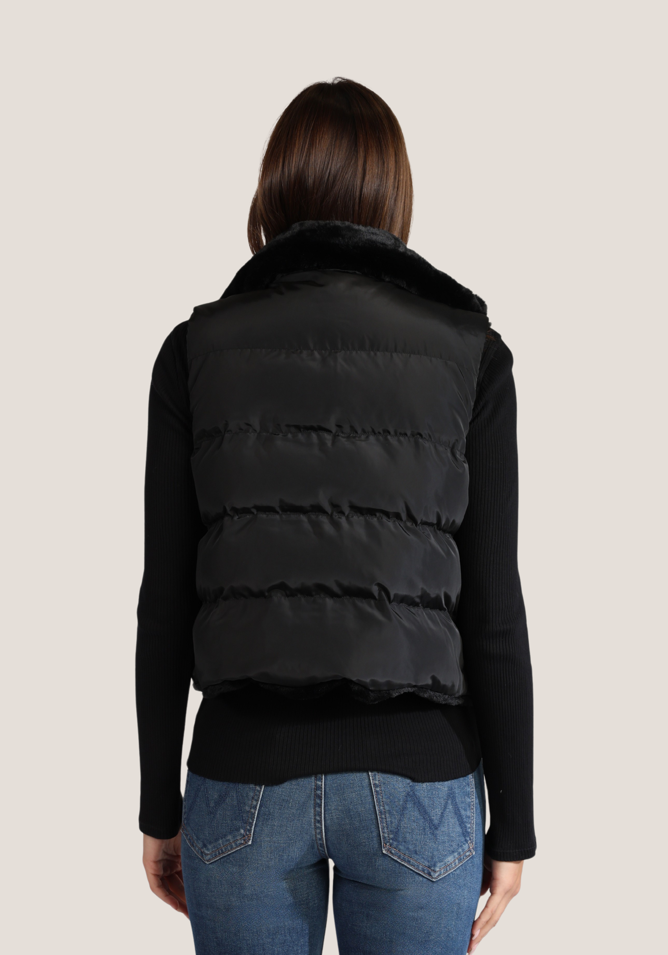 Fur Love Puffer Vest