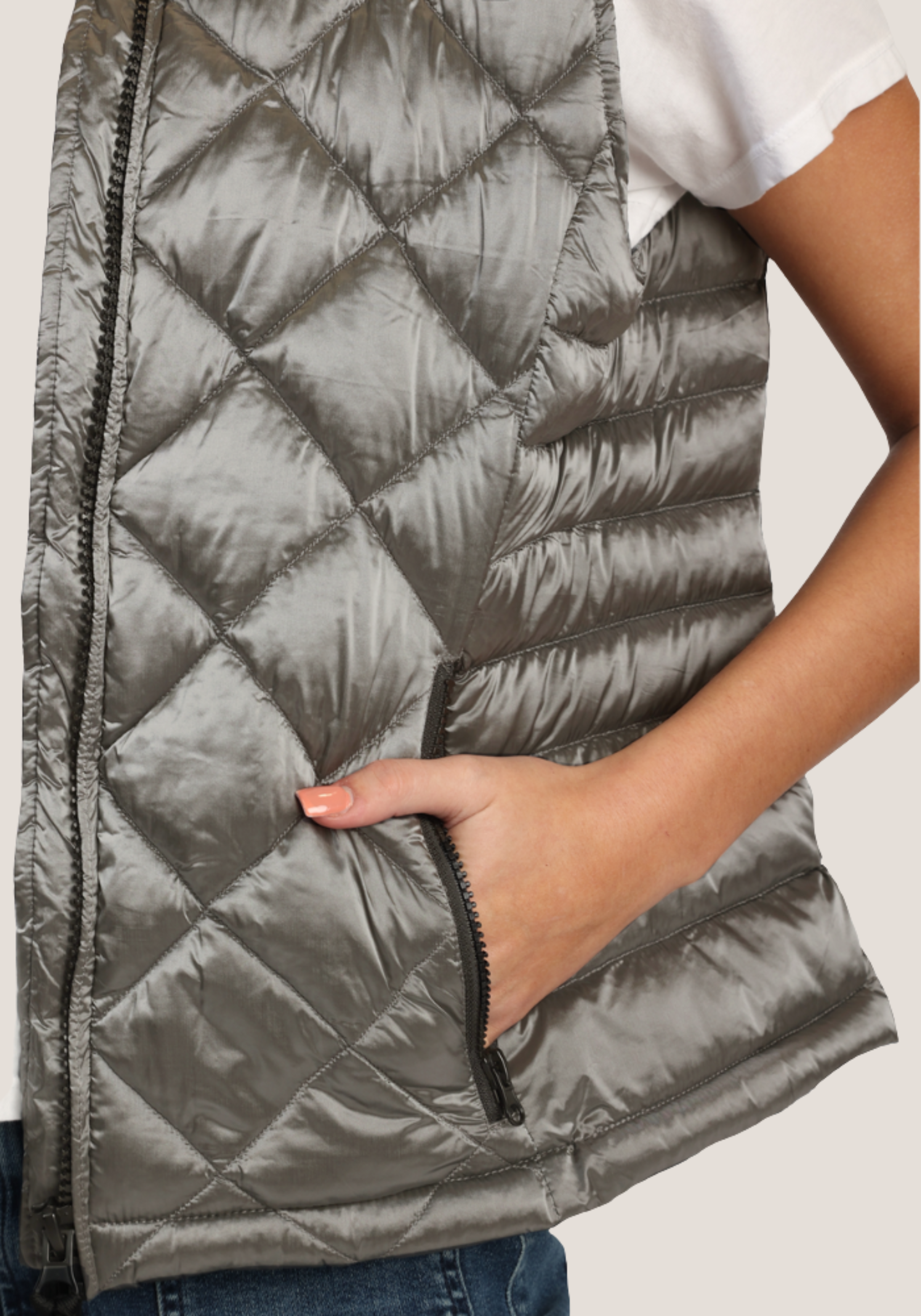 Fitted Zipper Vest