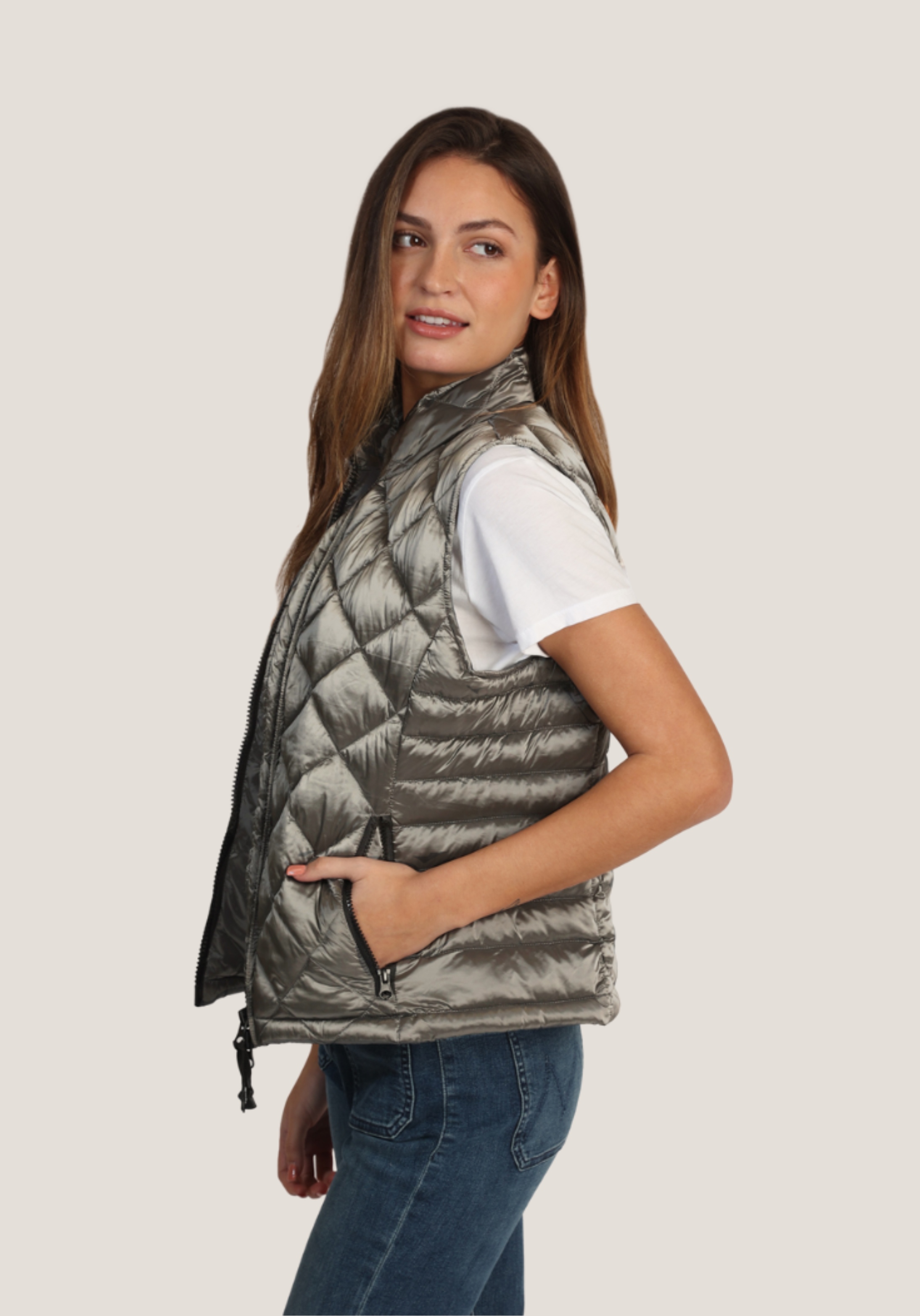 Fitted Zipper Vest
