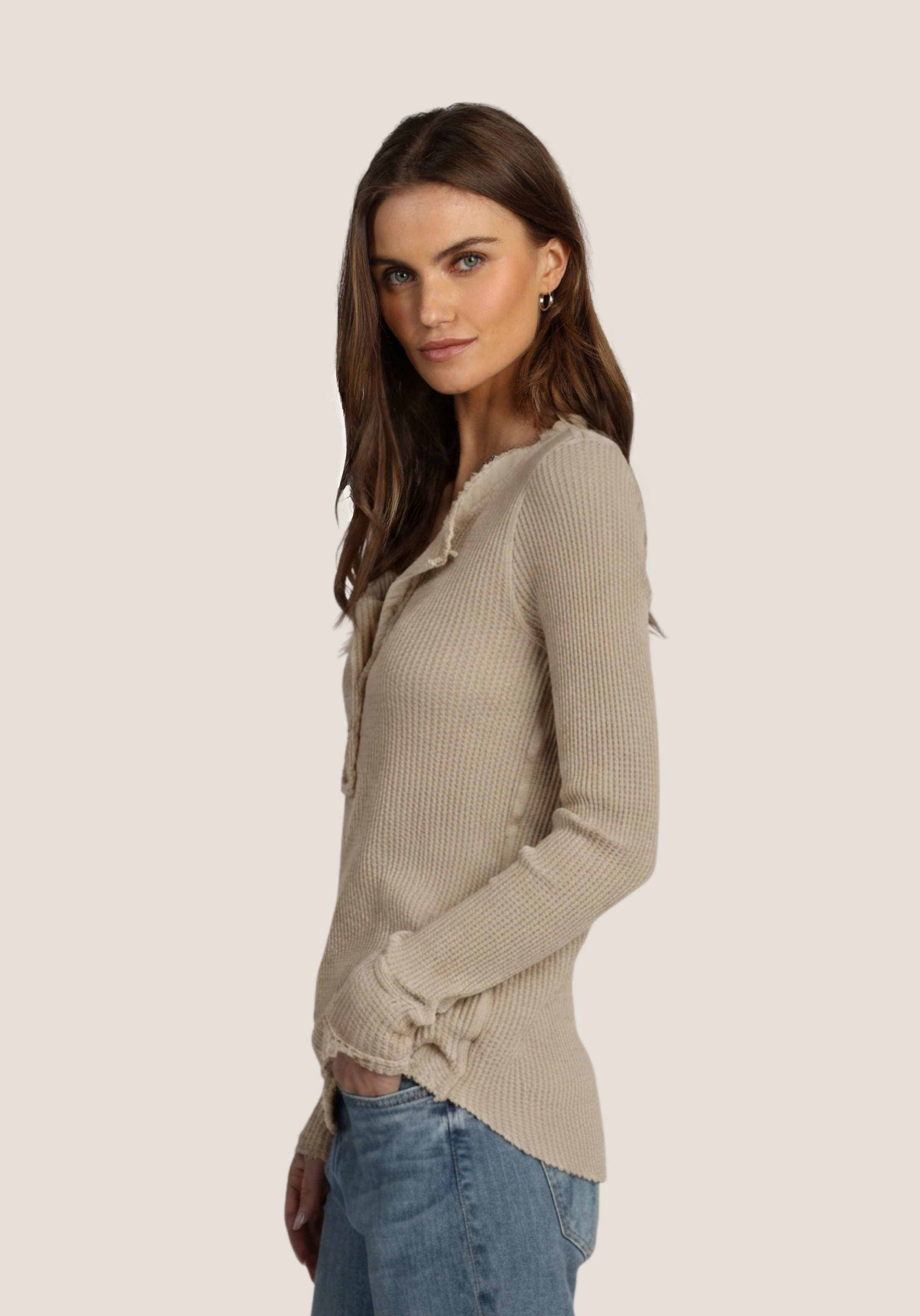 Brooks Button Top