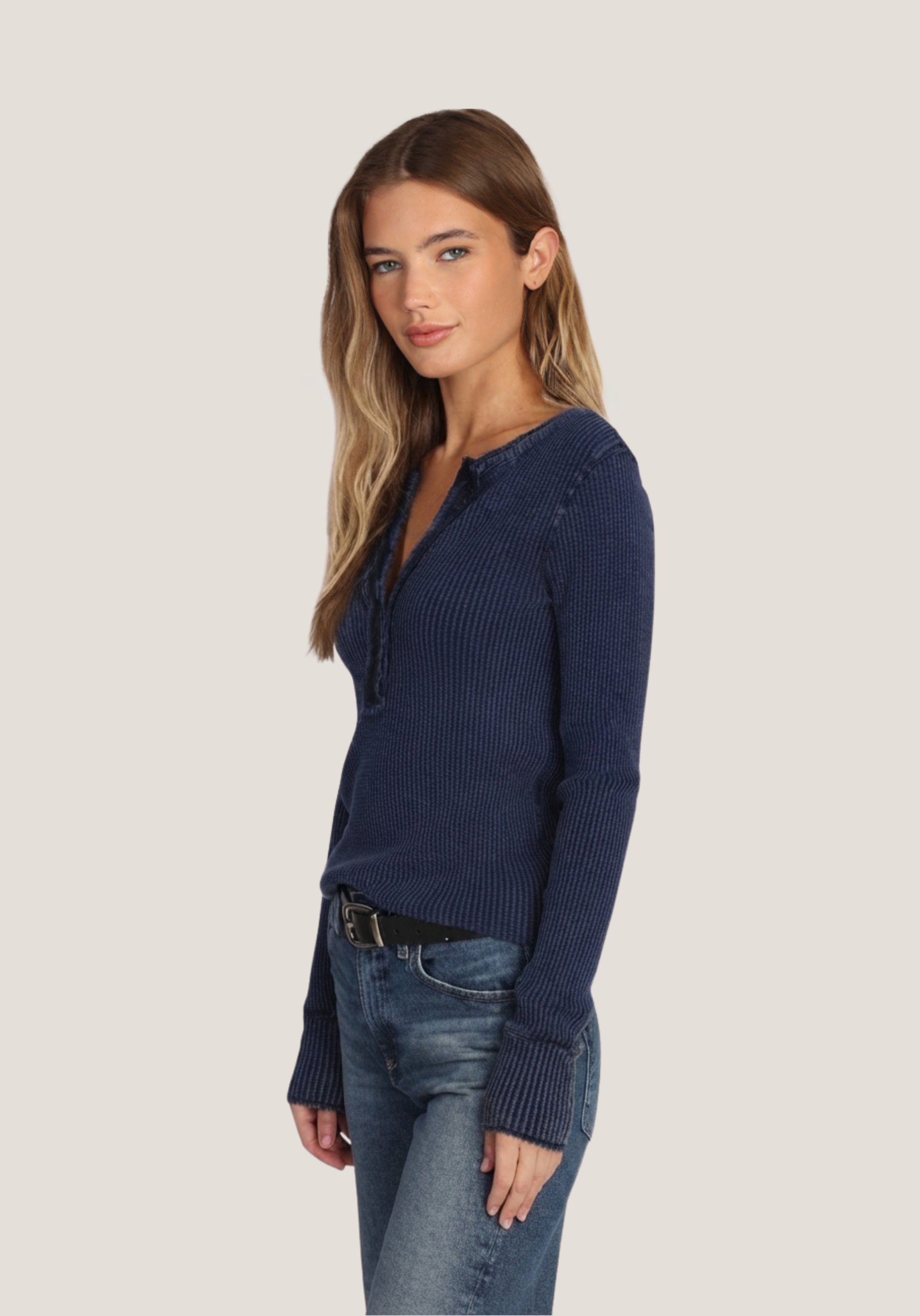Brooks Button Top