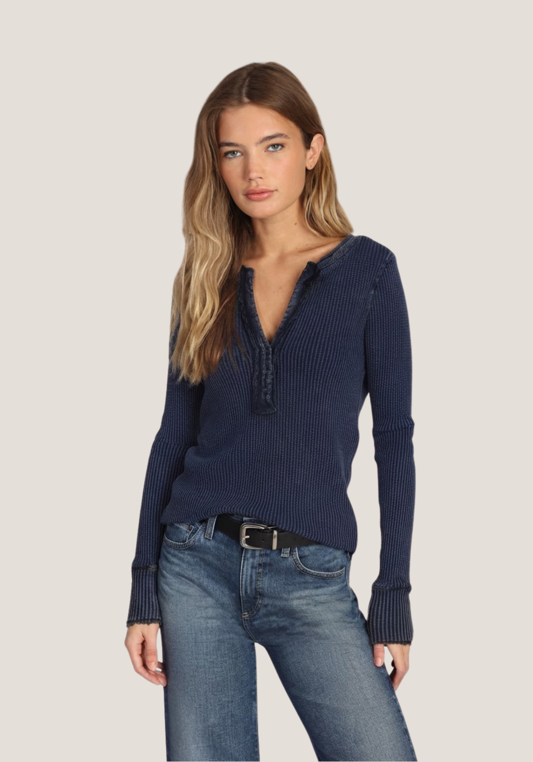 Brooks Button Top