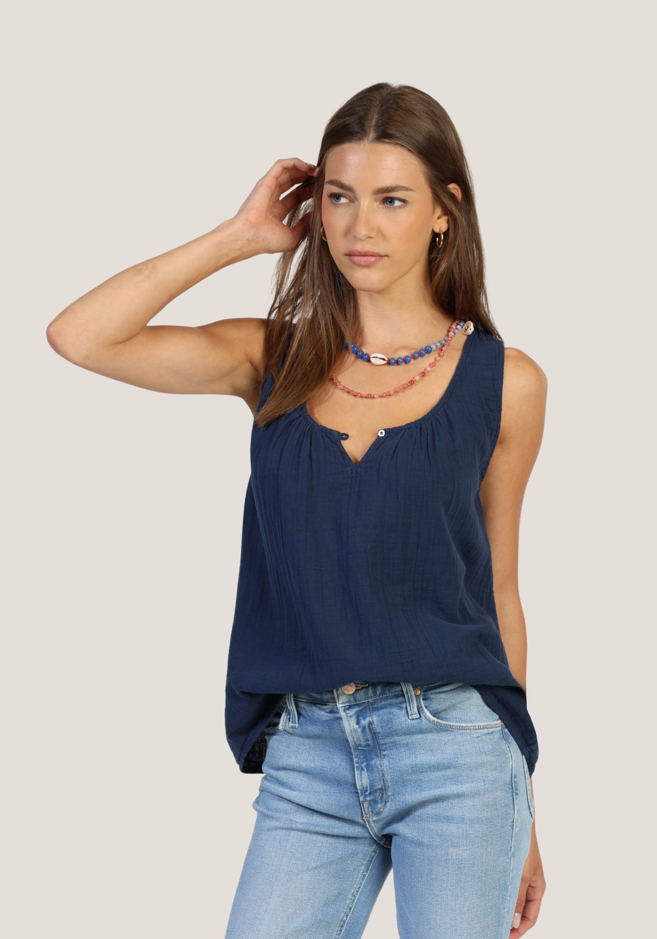 Bobbi Button Tank