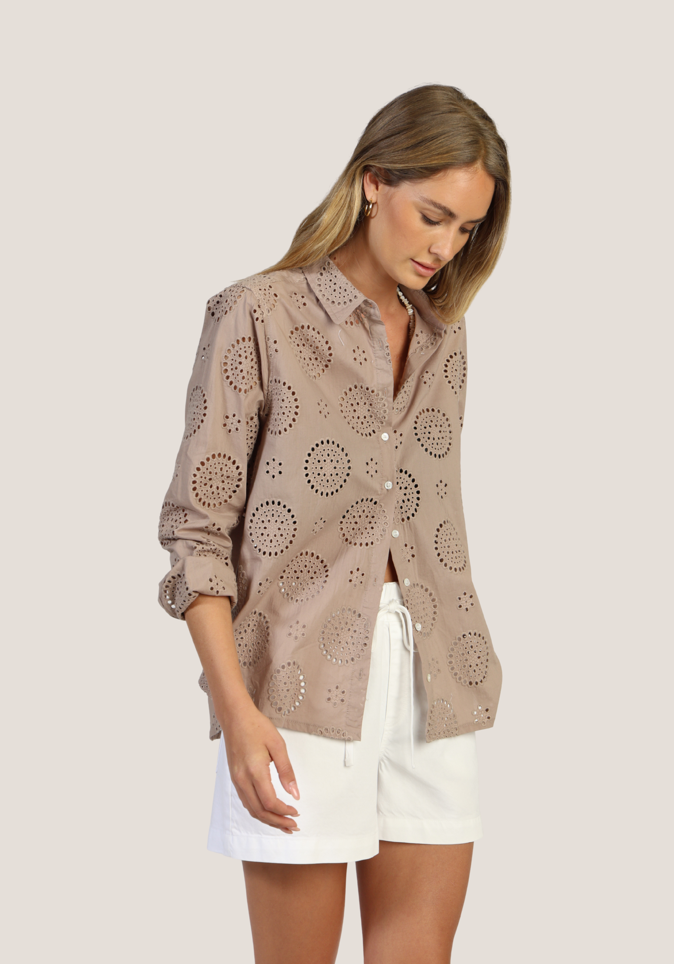Elle Button-Up