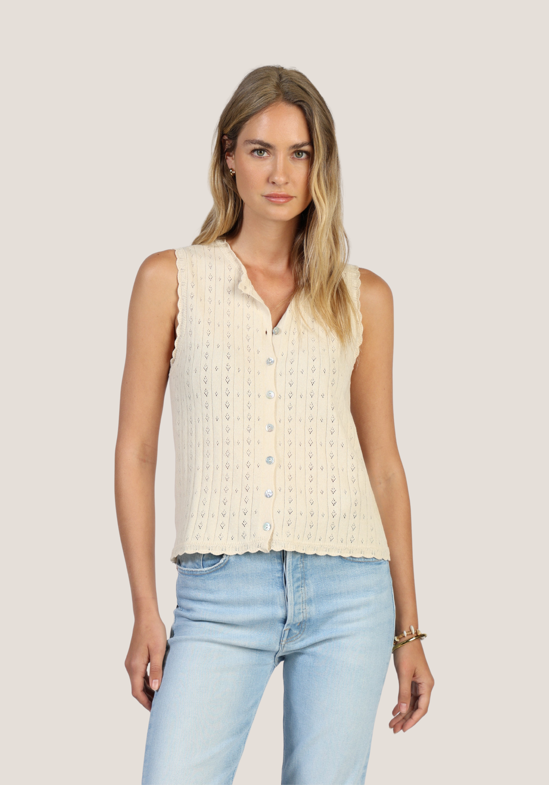 Jesse Sleeveless Sweater
