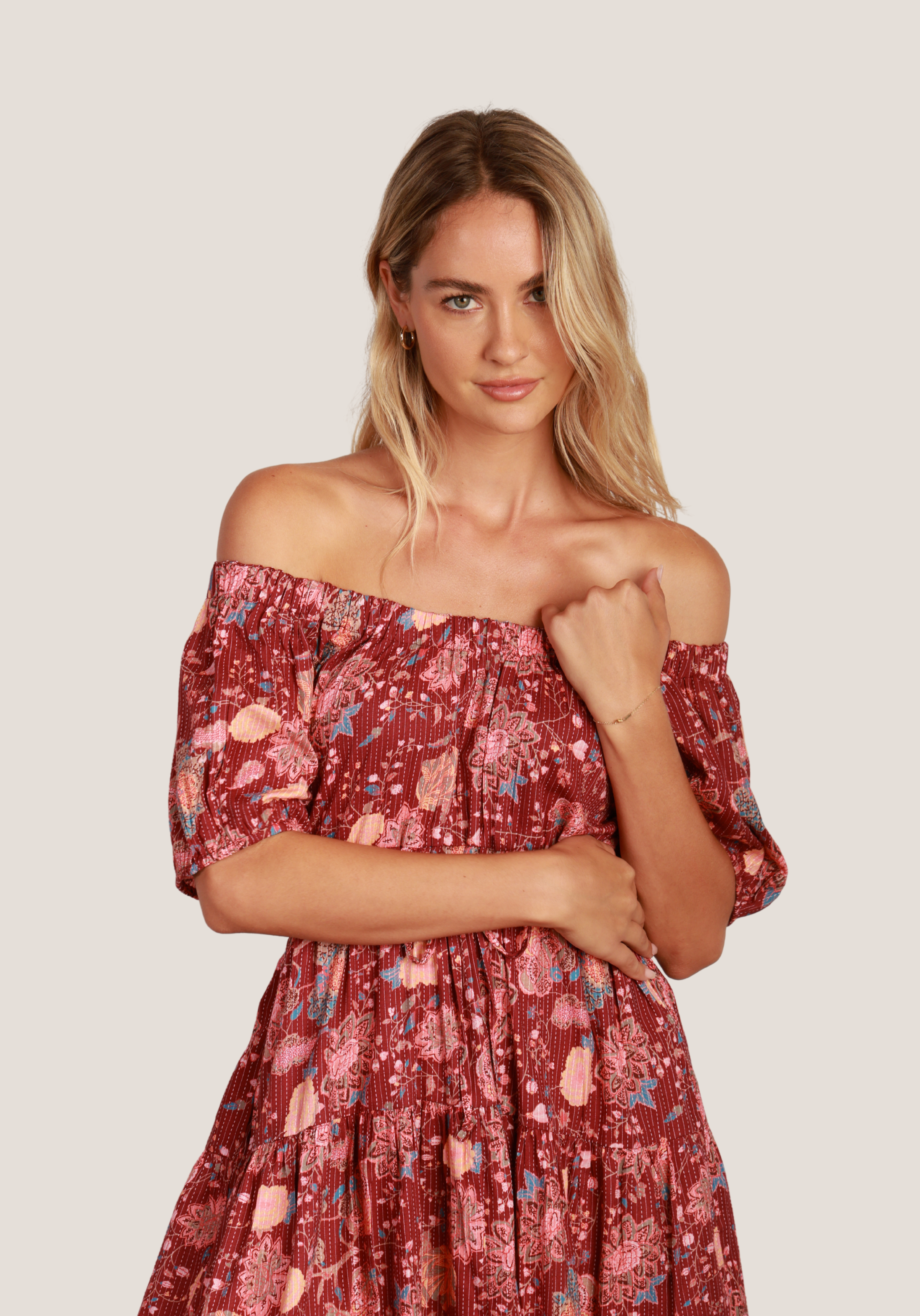 Camelia On/Off Shoulder Dress