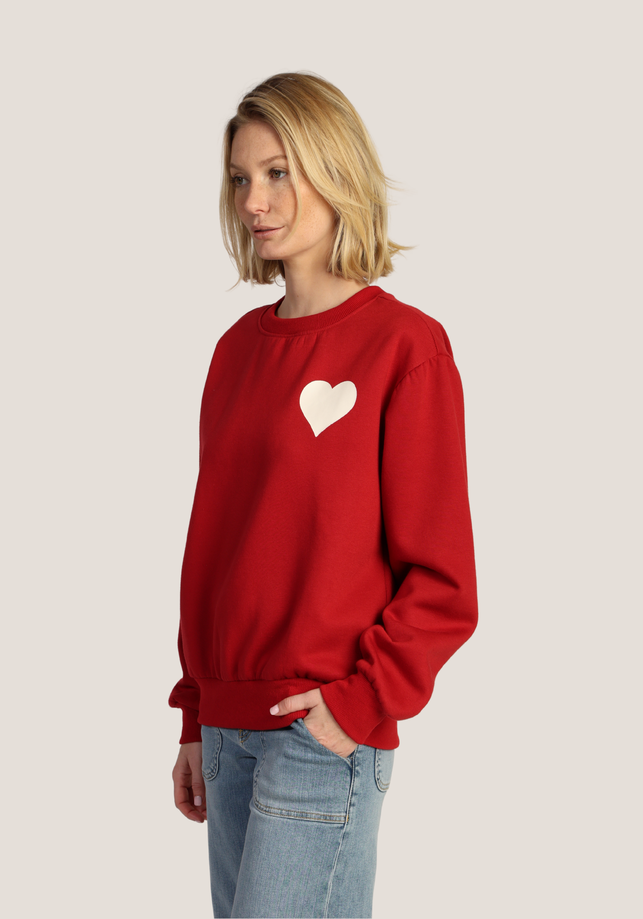 Heart Crew Sweatshirt