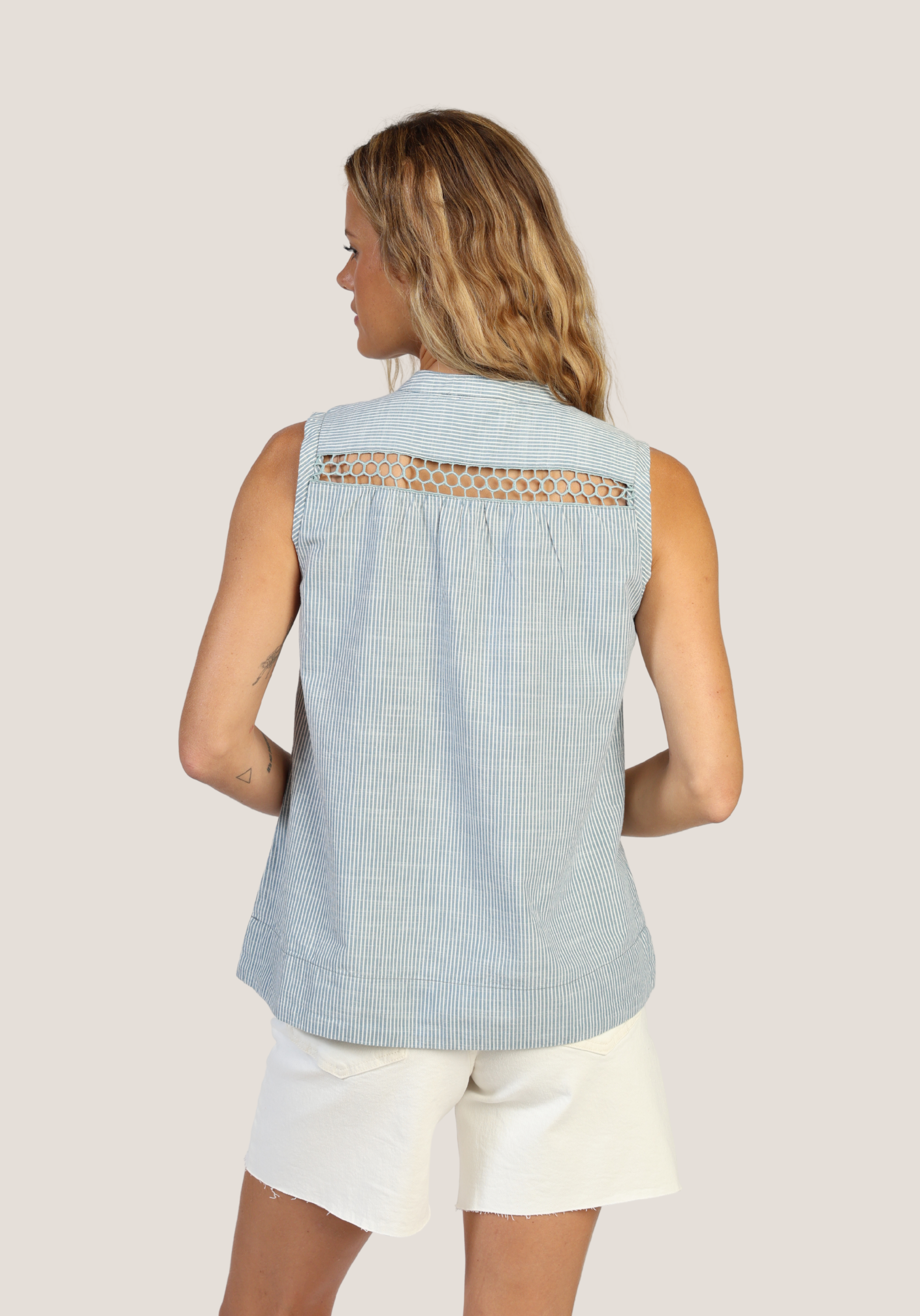 Leni Lace-Up Shirt
