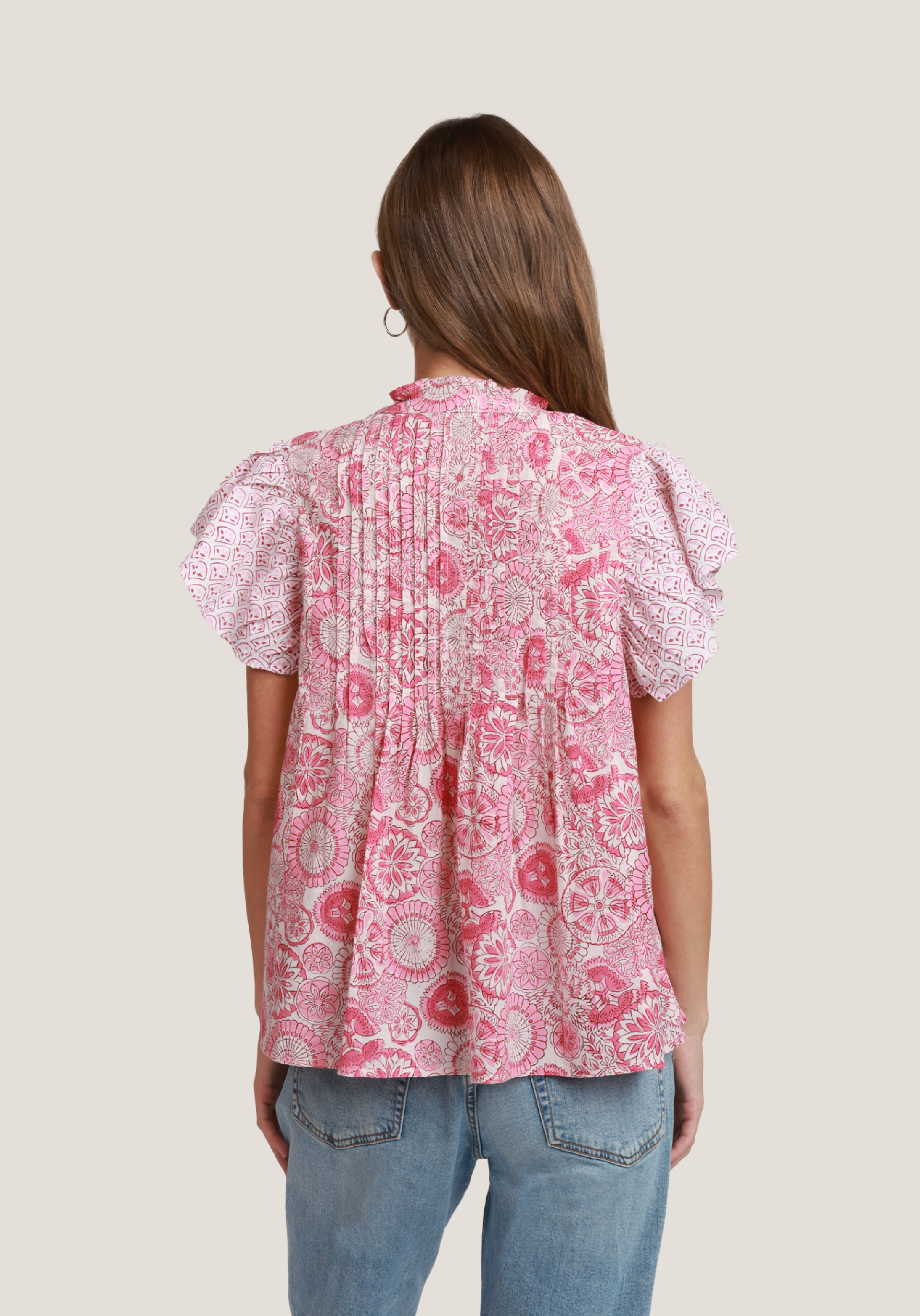 Maeve Pin-Tuck Blouse