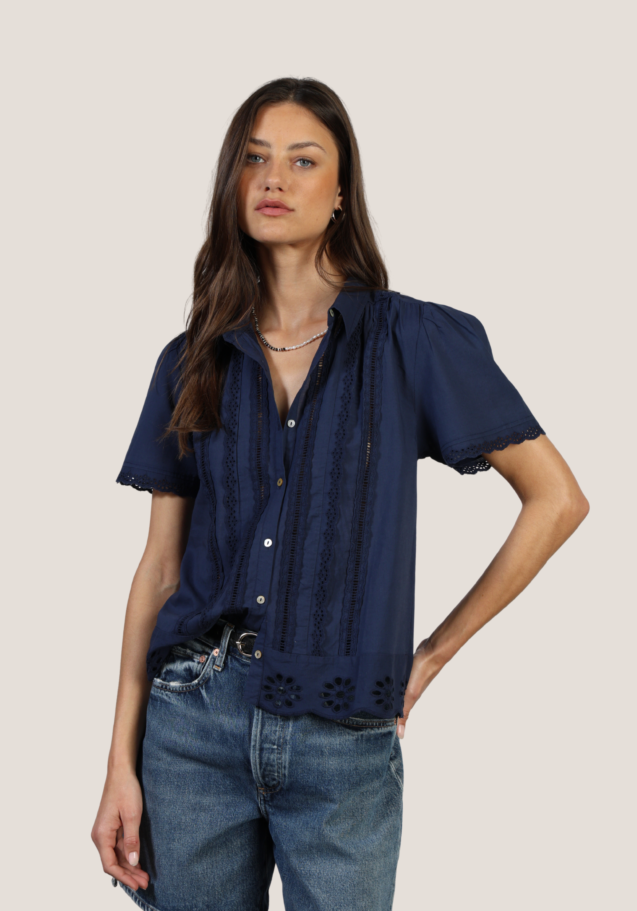 Malia S/S Button-Up
