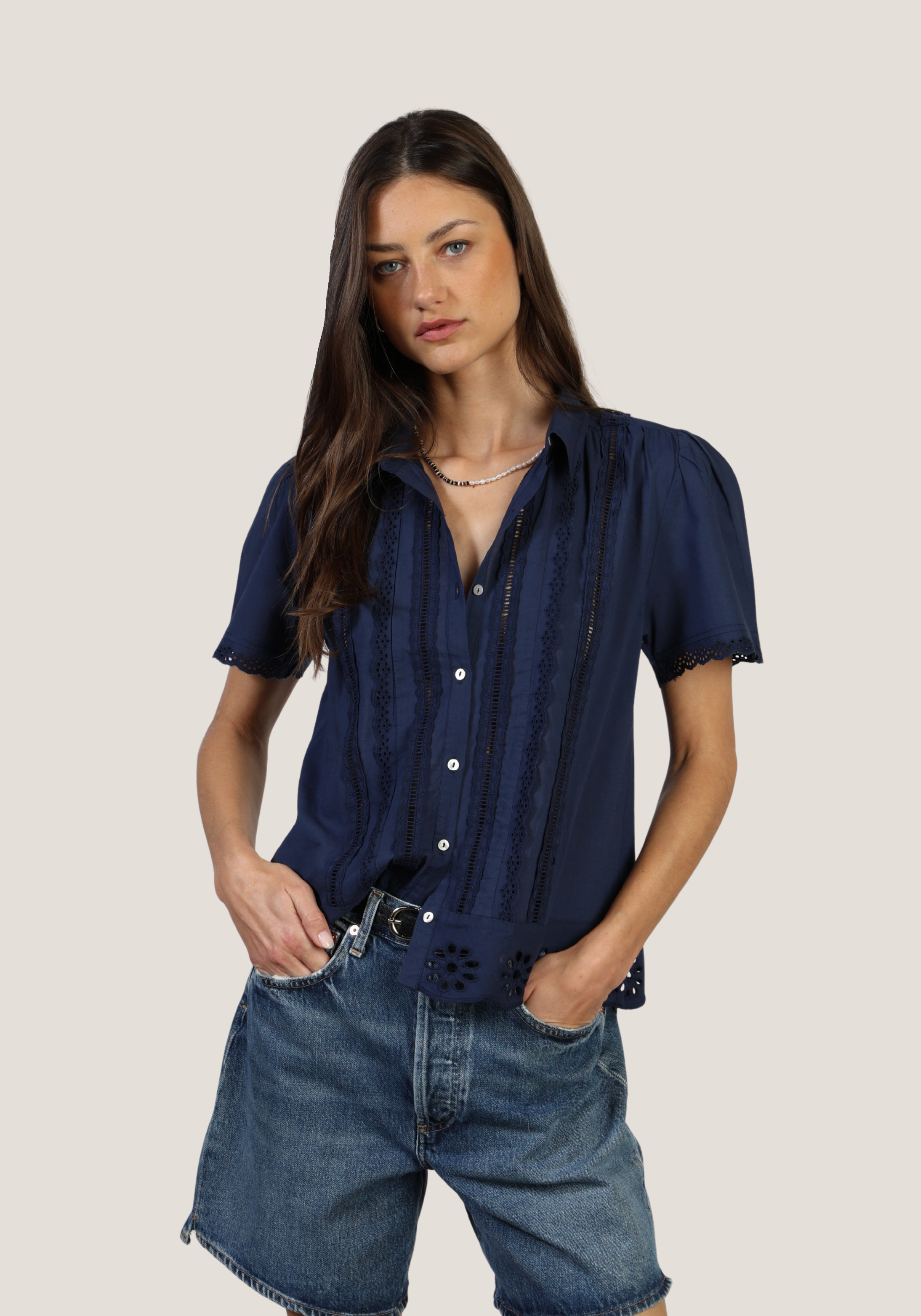 Malia S/S Button-Up