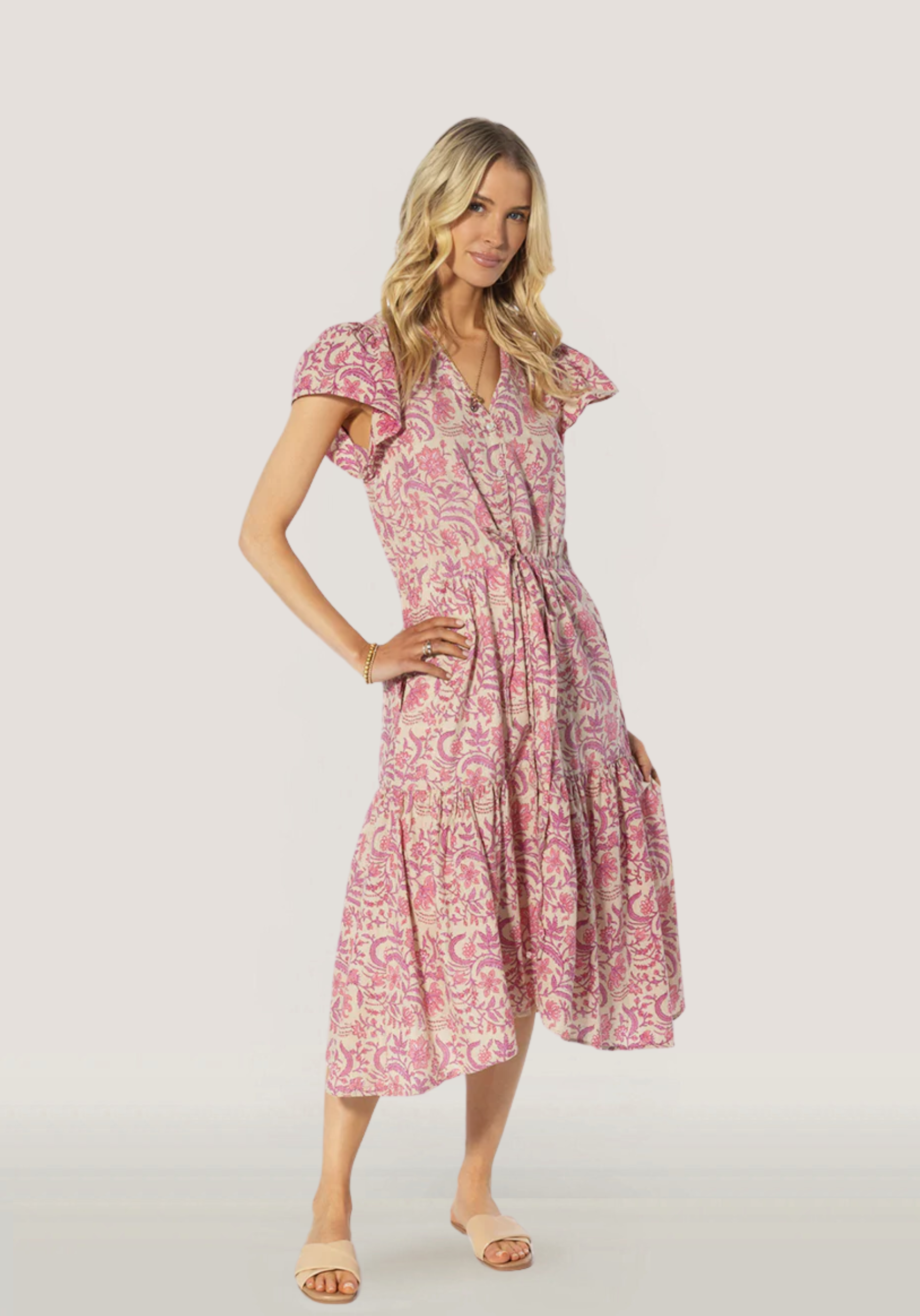 malibu midi dress Malibu Dress ROSE / L