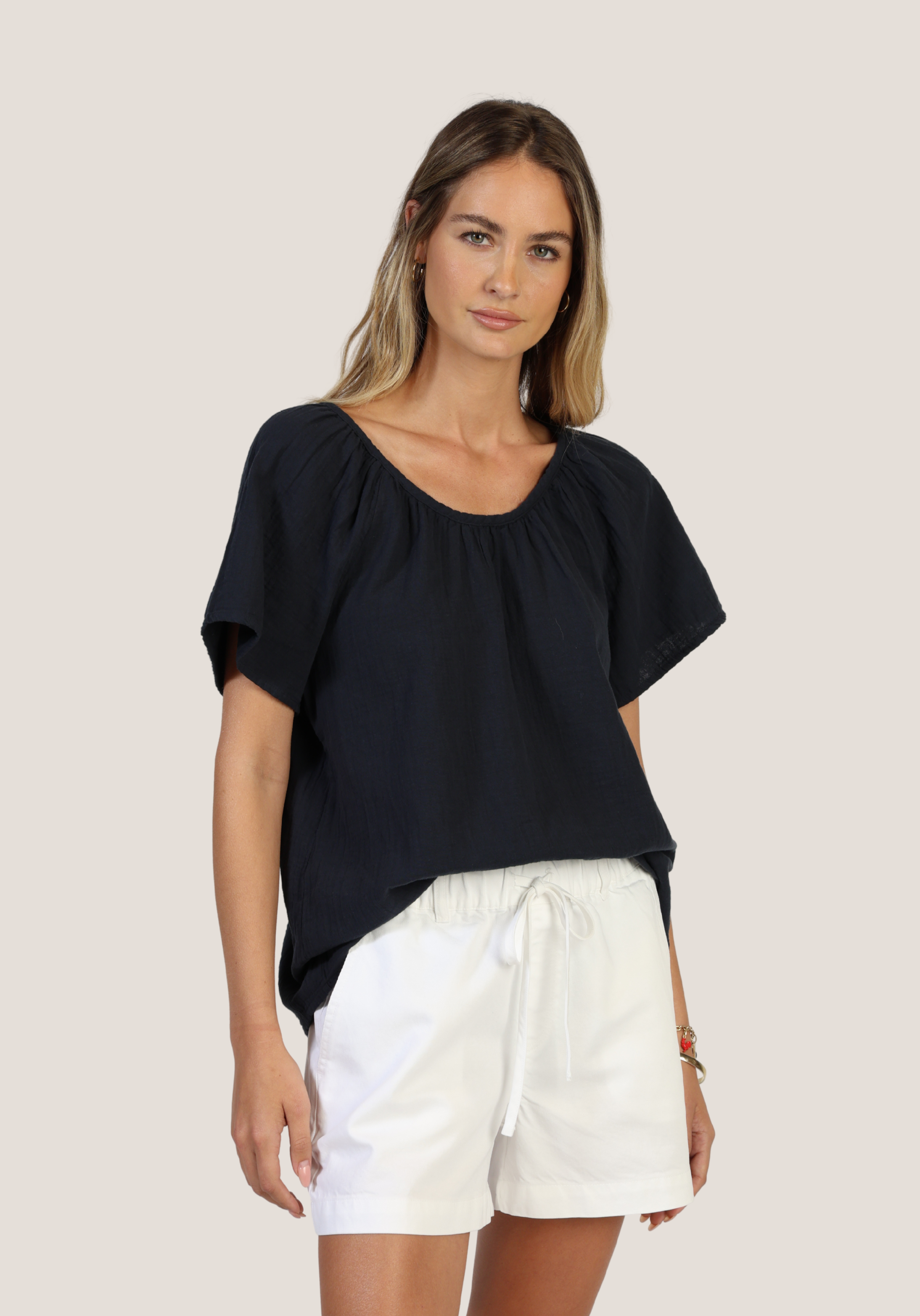 Cotton Gauze Masie Top