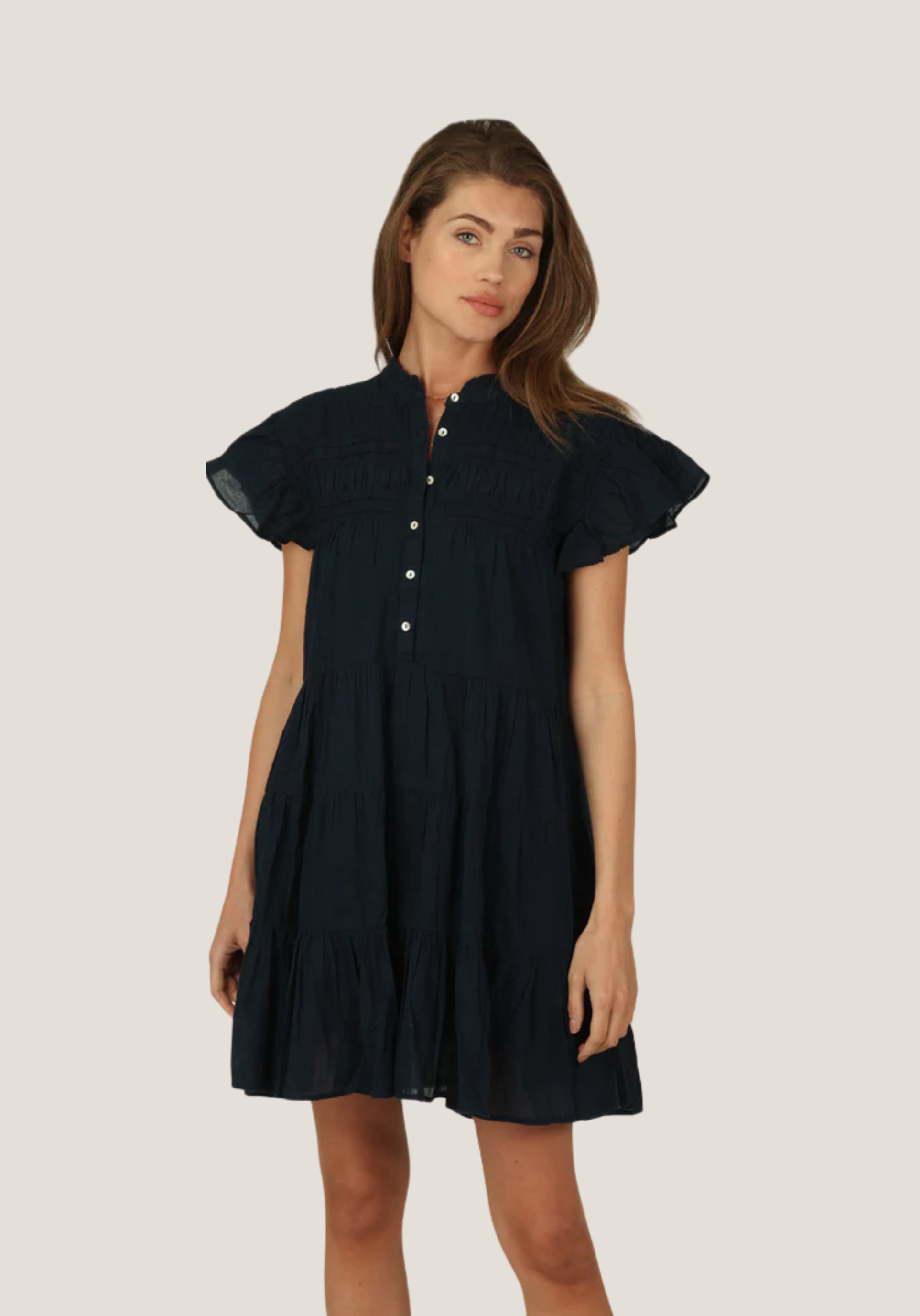 black prairie dress Prairie Dress Lined VINTAGE Black / XS