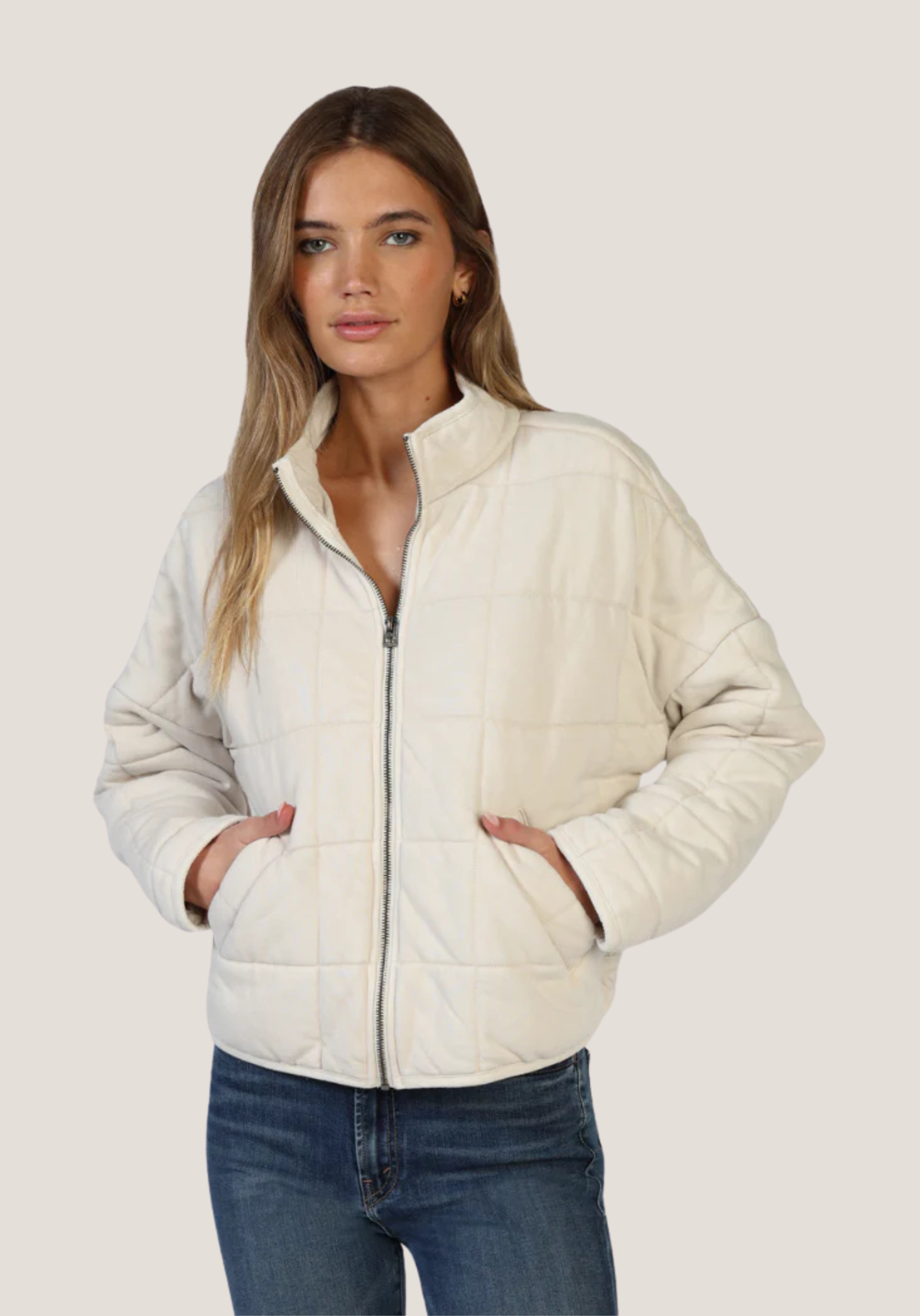 Quilted Zip Jacket