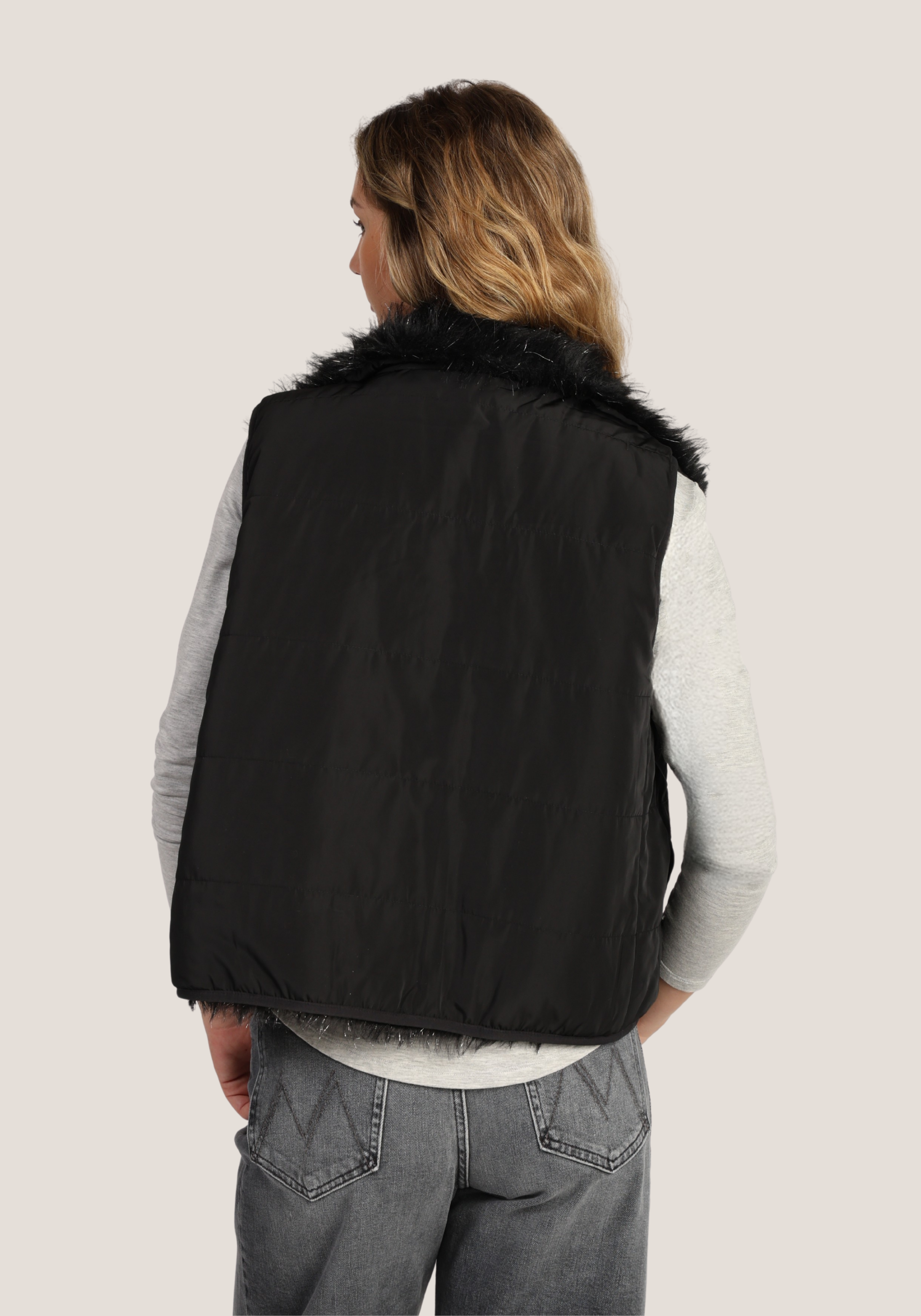 Jolie Reversible Fur Vest