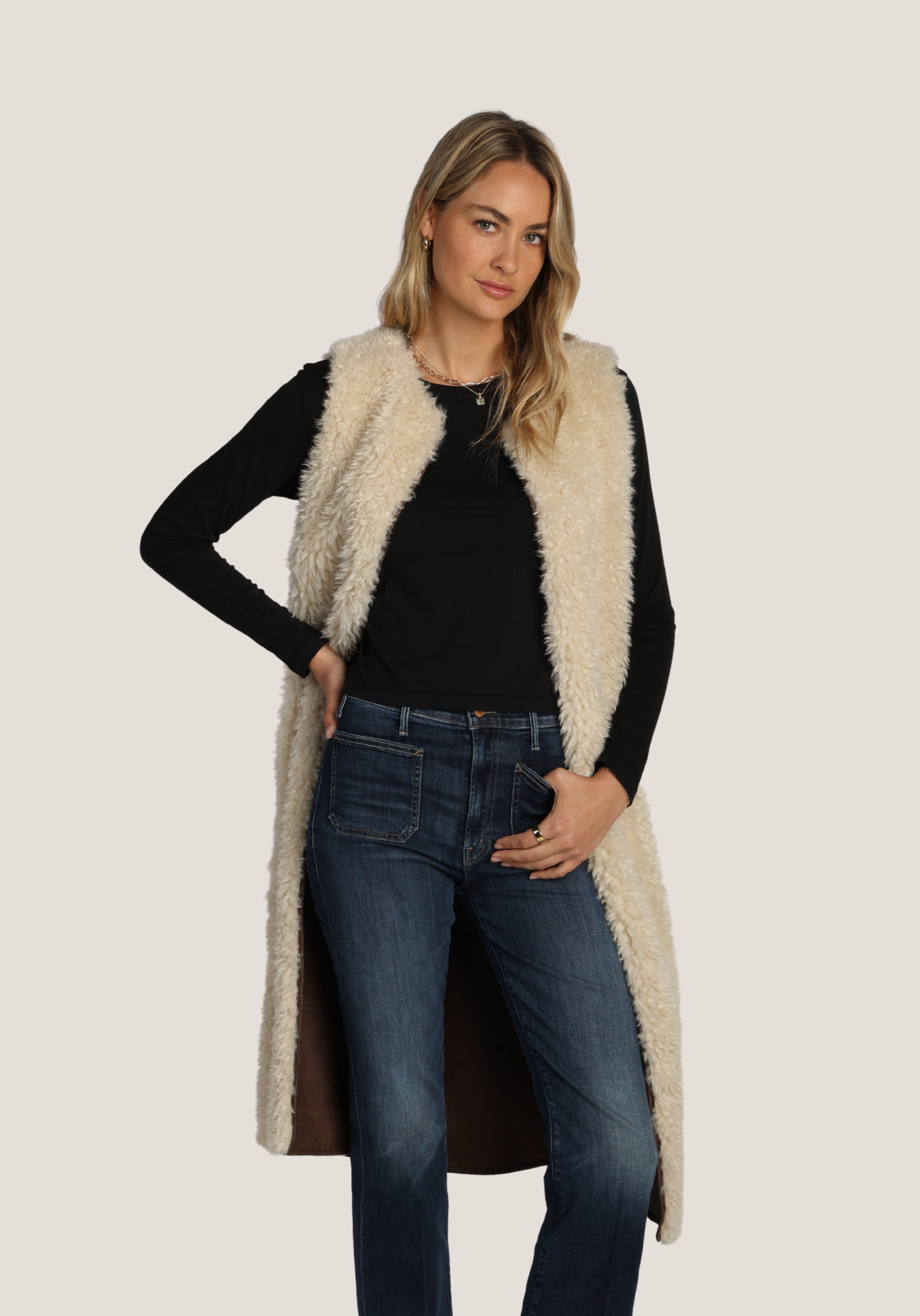 Reversible Long Vest