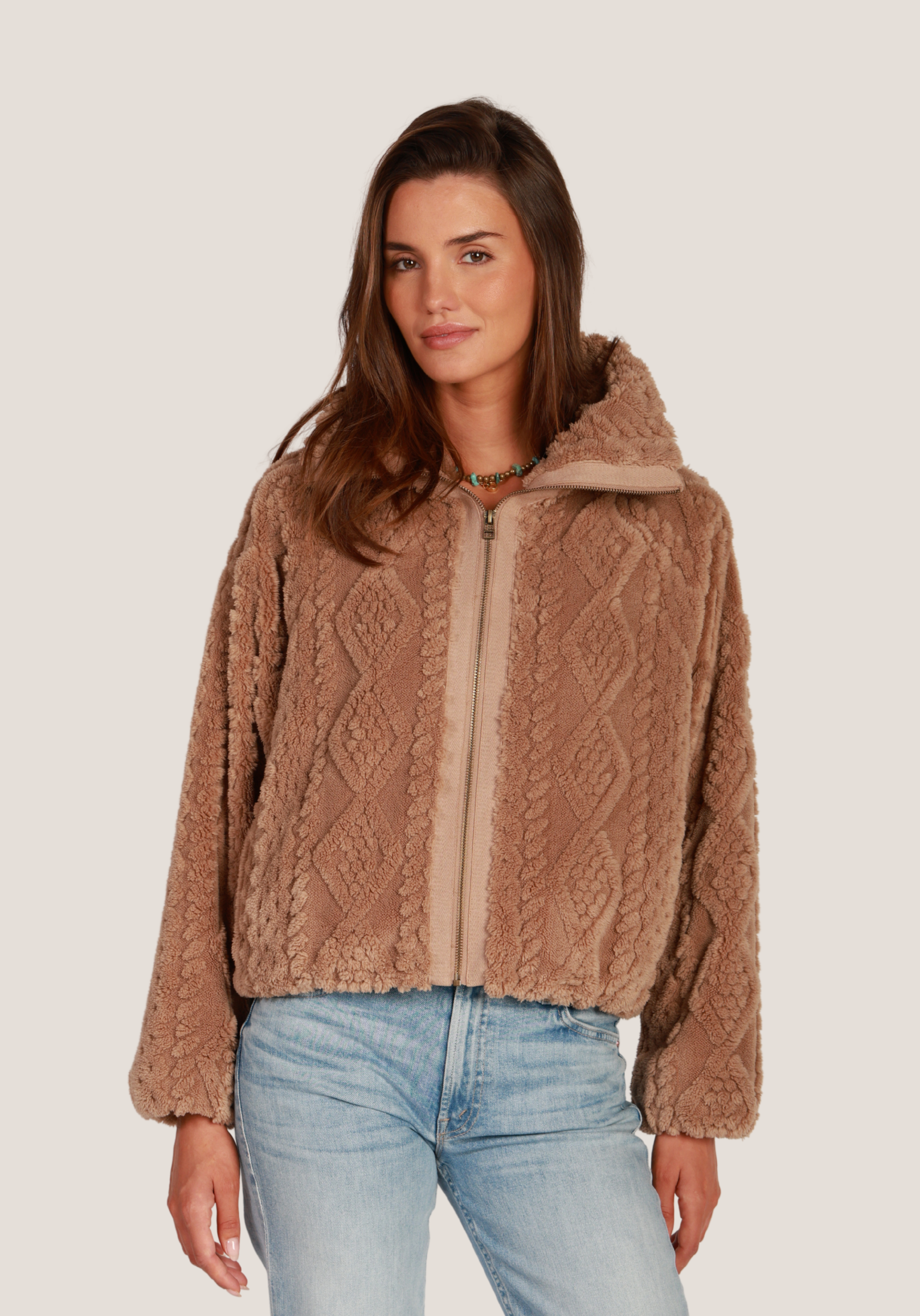 So Cozy Cable Jacket