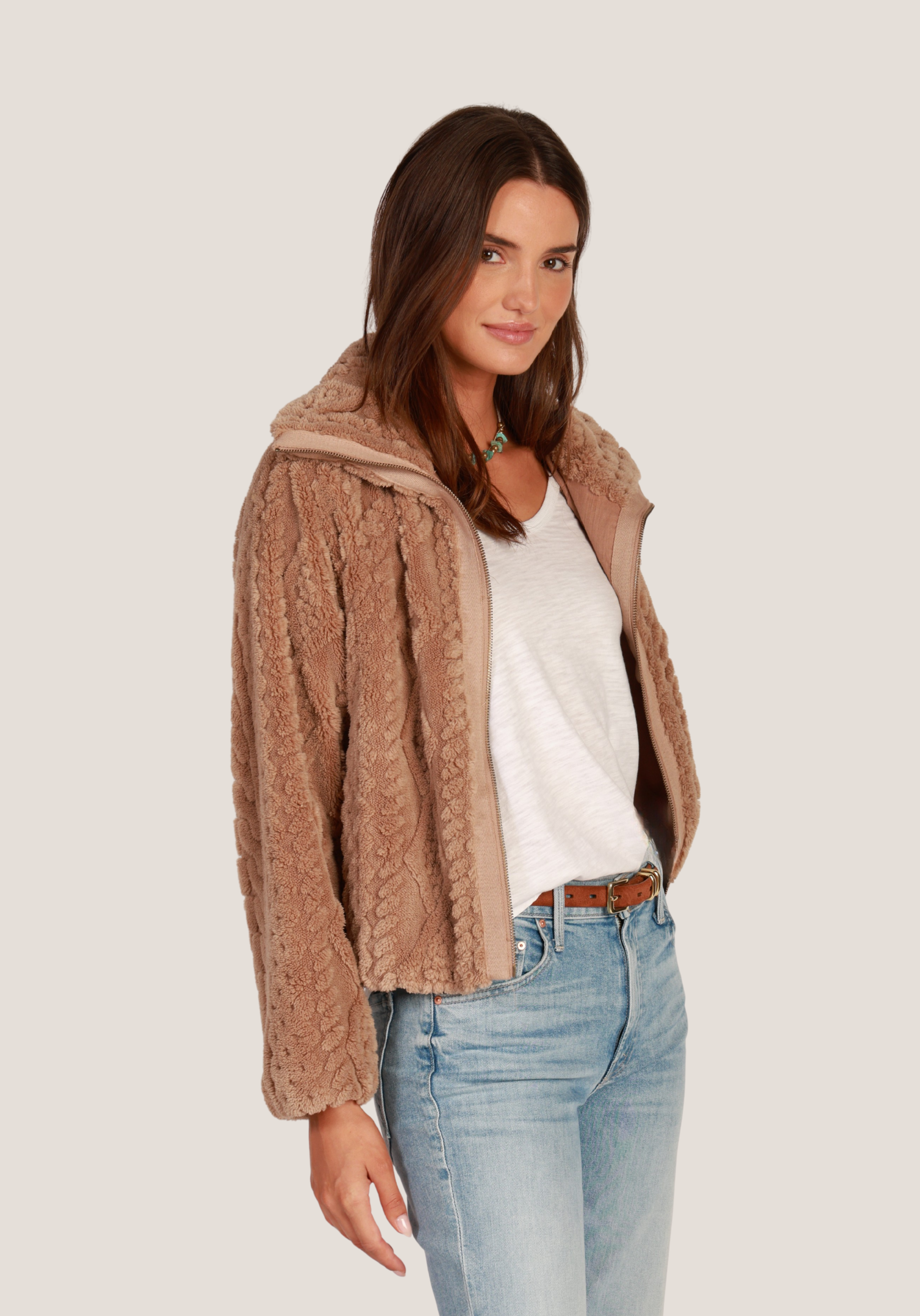 So Cozy Cable Jacket