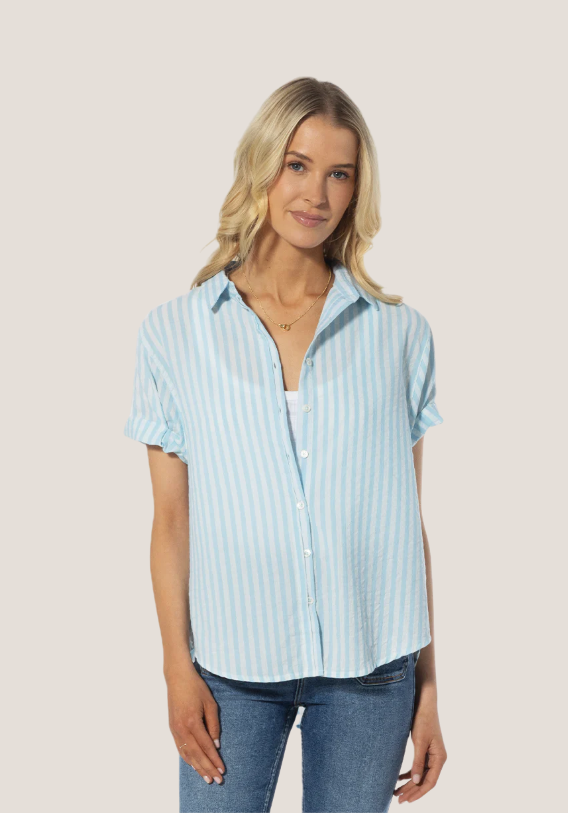 S/S Button Up Shirt