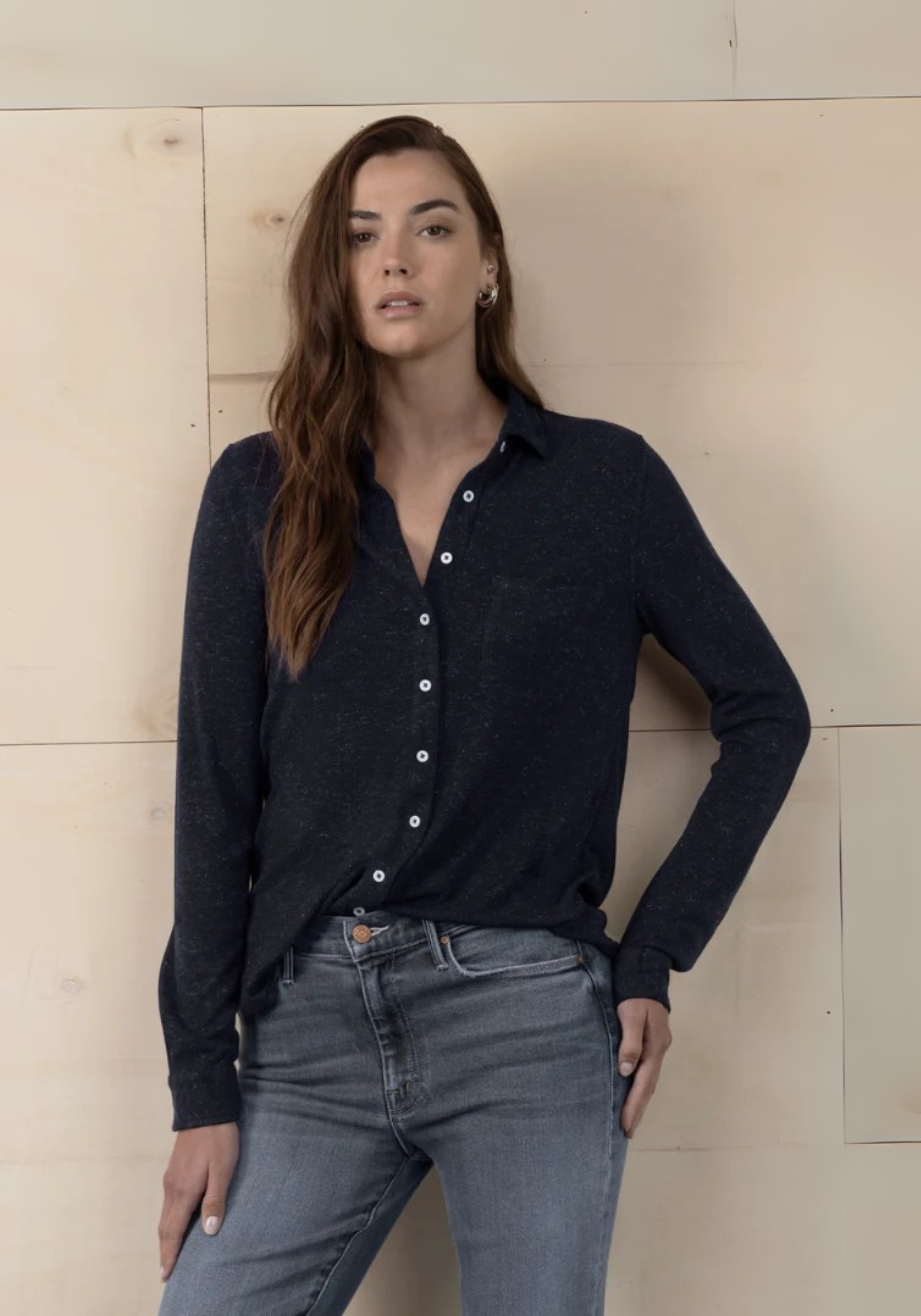 Shimmer Knit Shirt