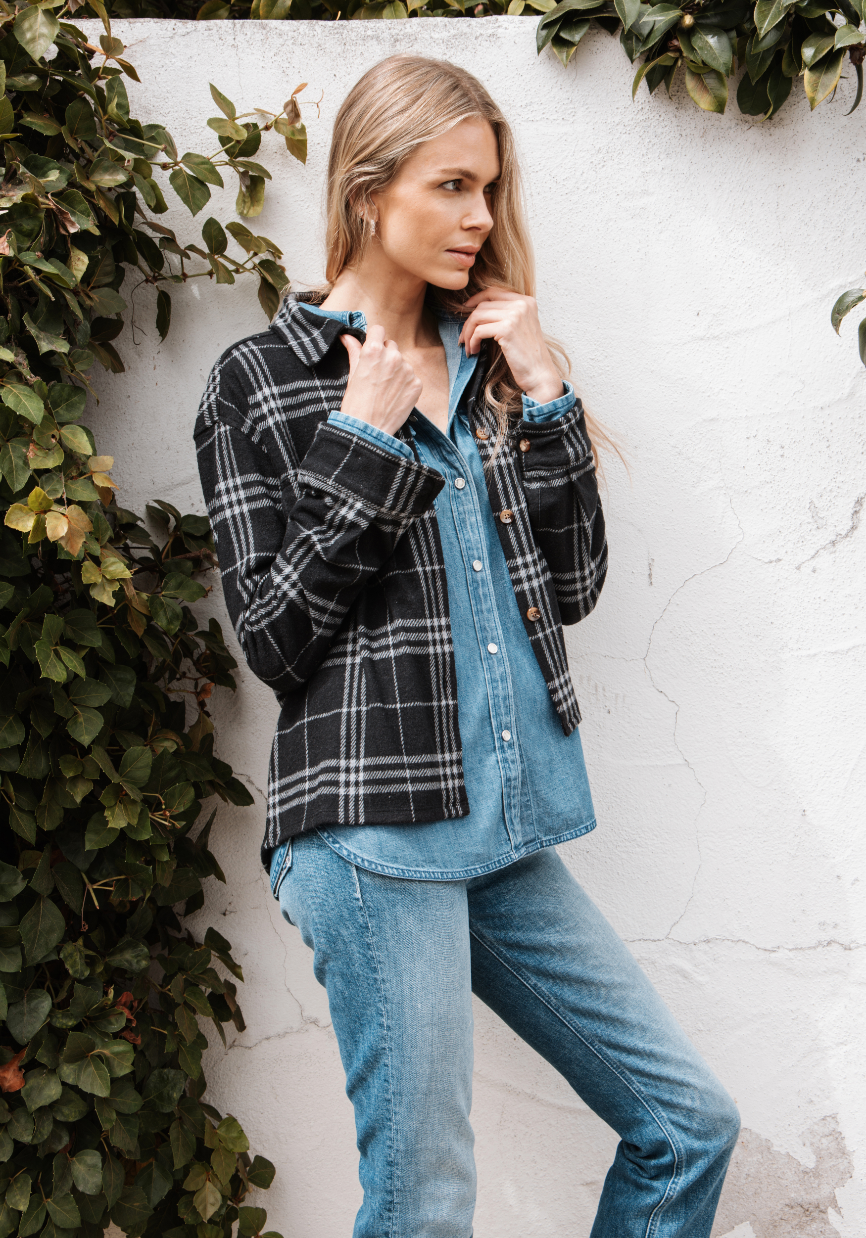 Plaid Shirt-Jacket